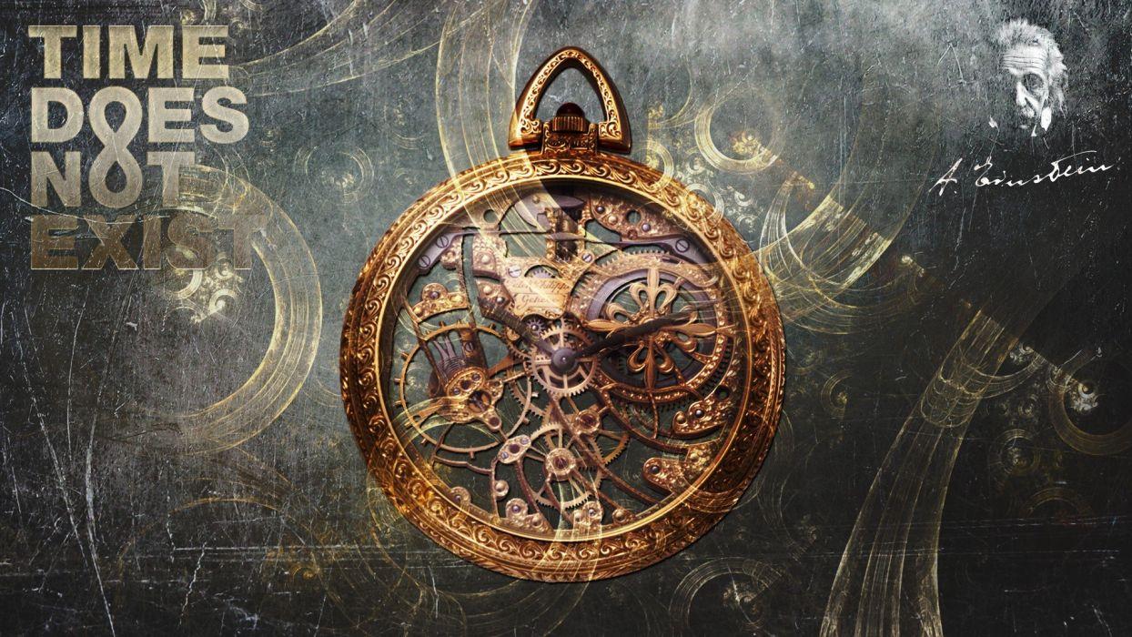 1244x700 Quotes clocks clockwork Albert Einstein digital art time