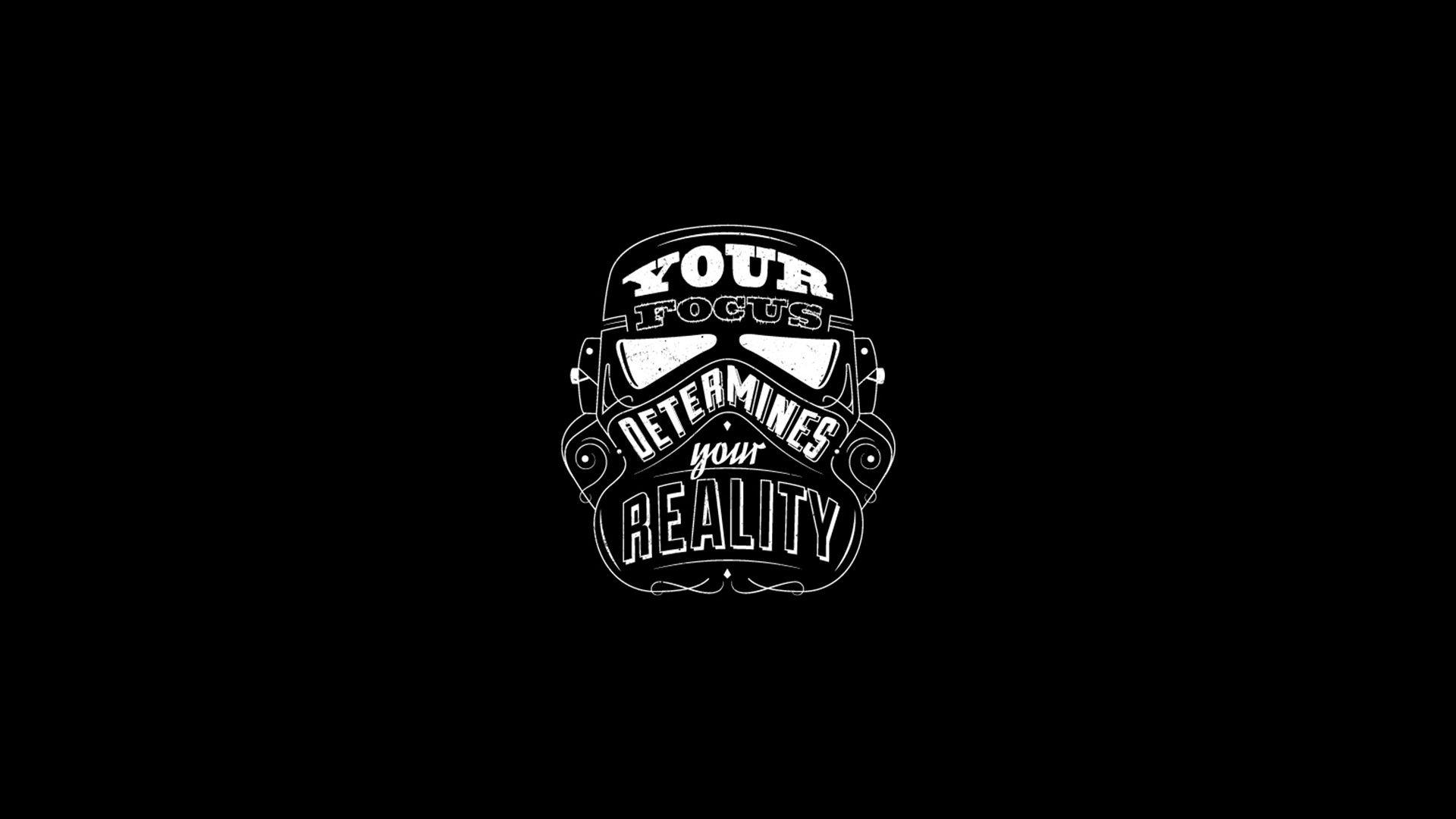 1920x1080 #typography, #Star Wars, #quote, #inspirational, #fan art