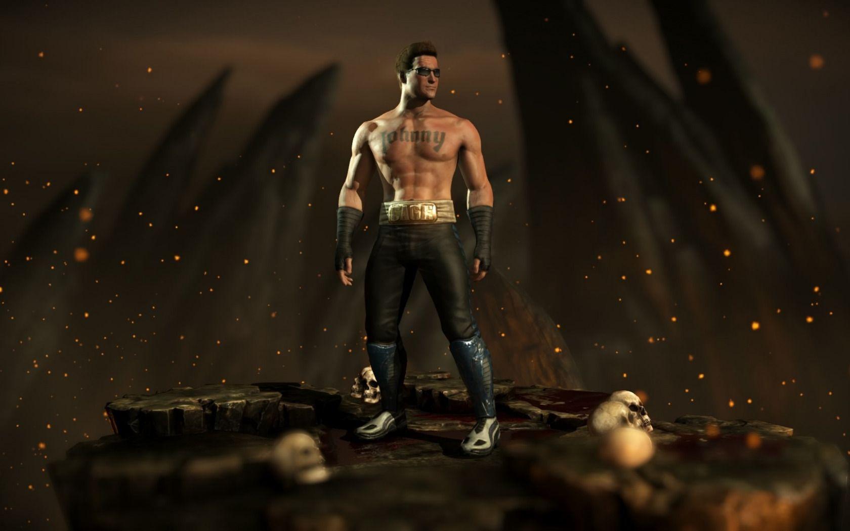 1680x1050 Download wallpaper Mortal Kombat X, Mortal Kombat Johnny Cage