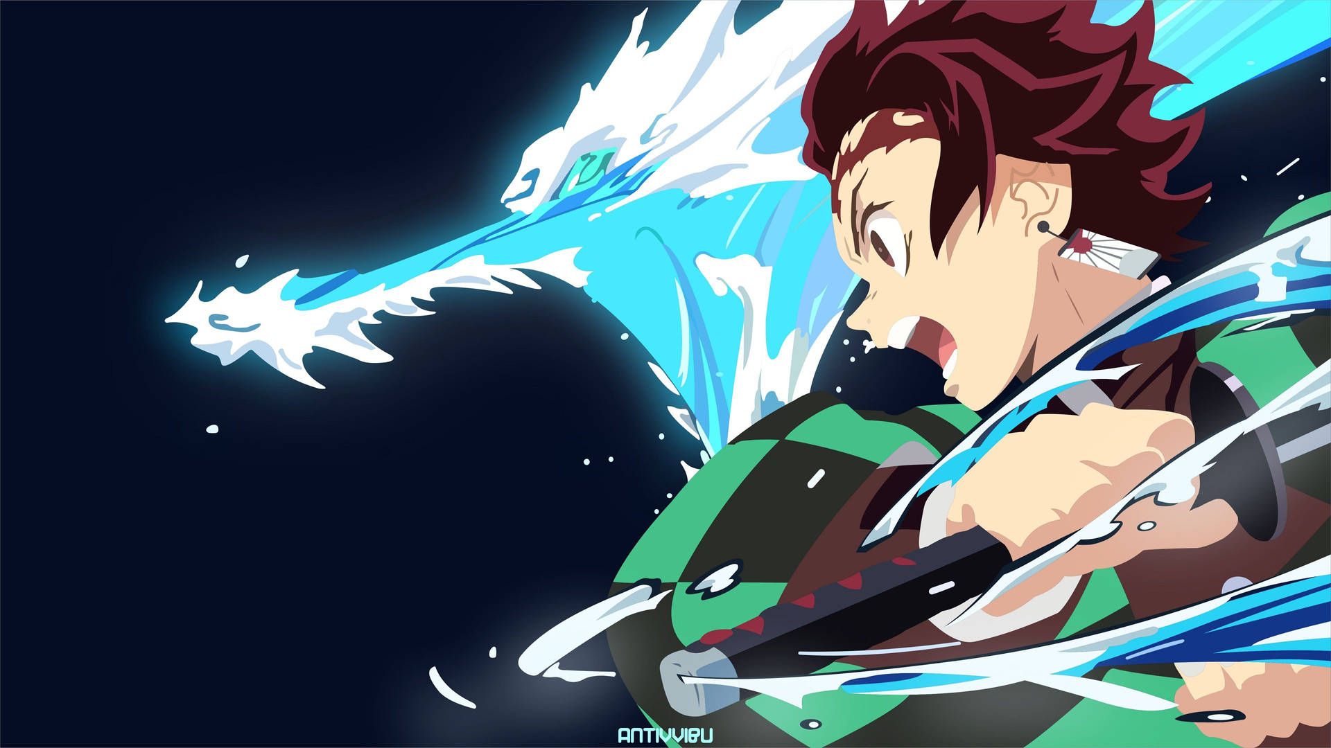 1920x1080 Tanjiro Wallpaper