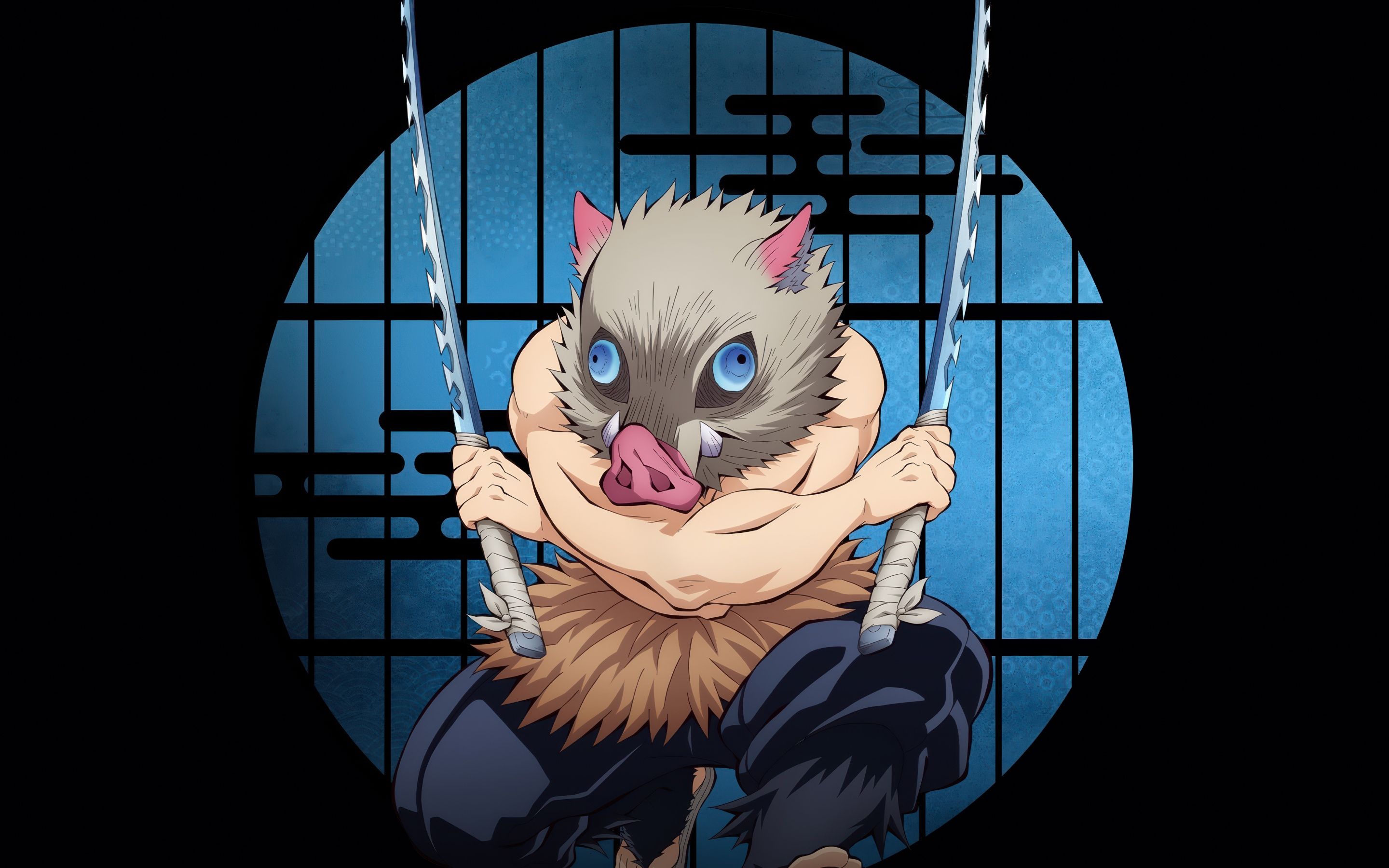 2880x1800 Inosuke Hashibira Castle Wallpaper 4K, 5K, Anime movie