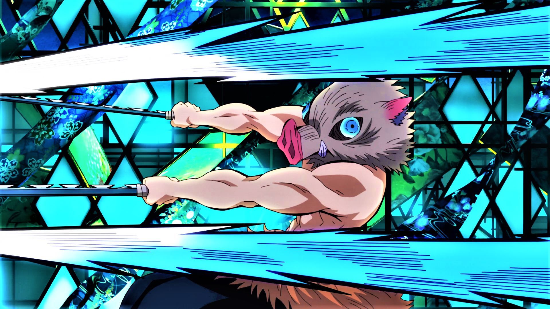 1920x1080 Inosuke Hashibira HD Demon Slayer Kimetsu no Yaiba Wallpaper