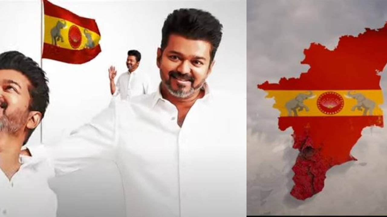 1280x720 Hidden meanings in TVK's flag and anthem: Deep dive into Vijay's political message