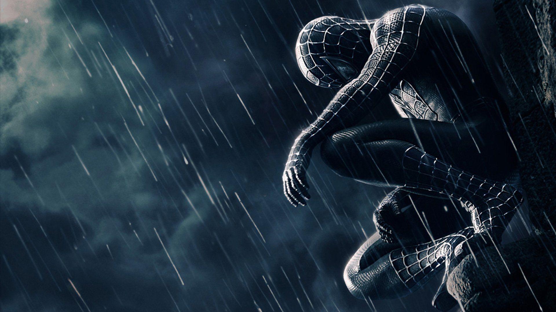 1920x1080 Dark Spider Man Wallpaper