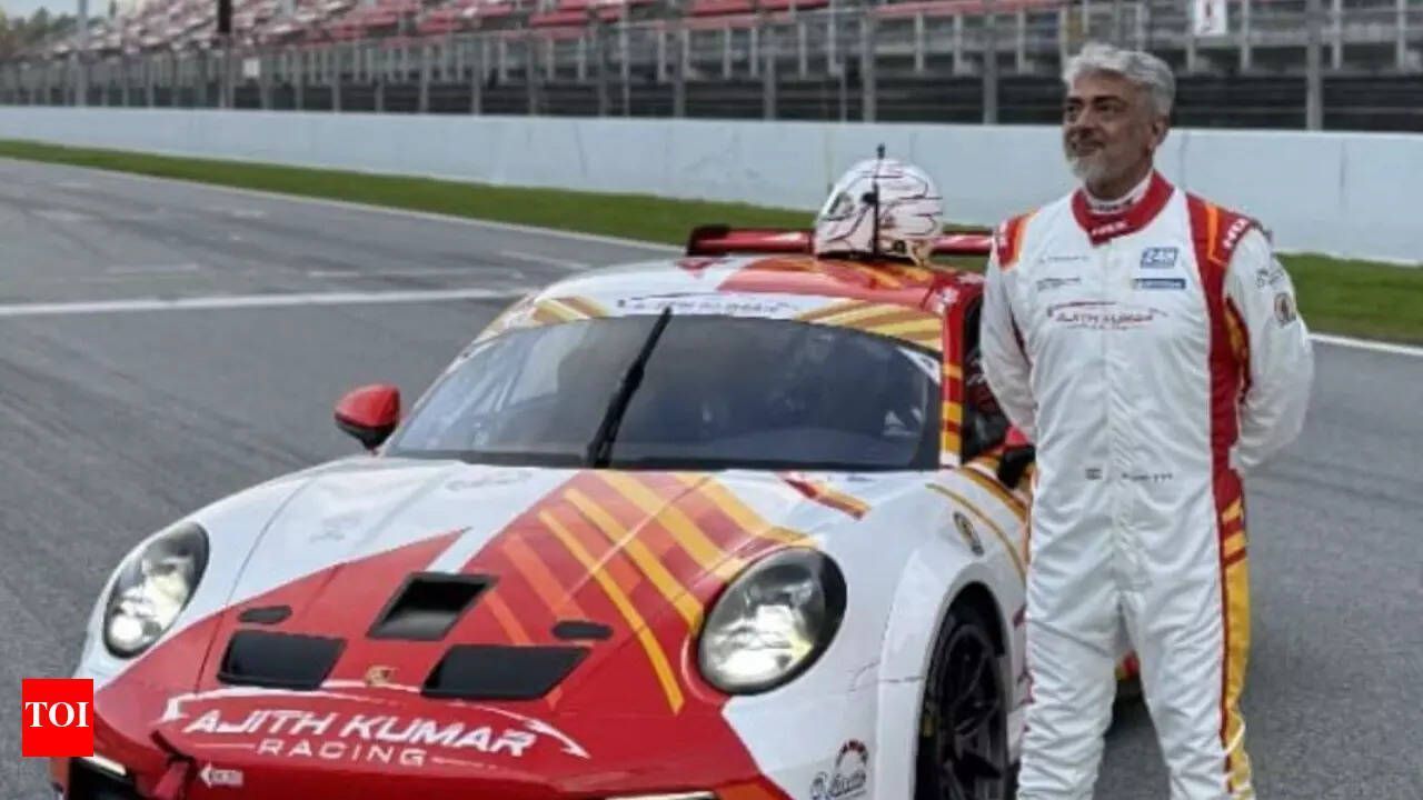 1280x720 Ajith gets his car painted as he prepares for racing championship. Tamil Movie News Times of India