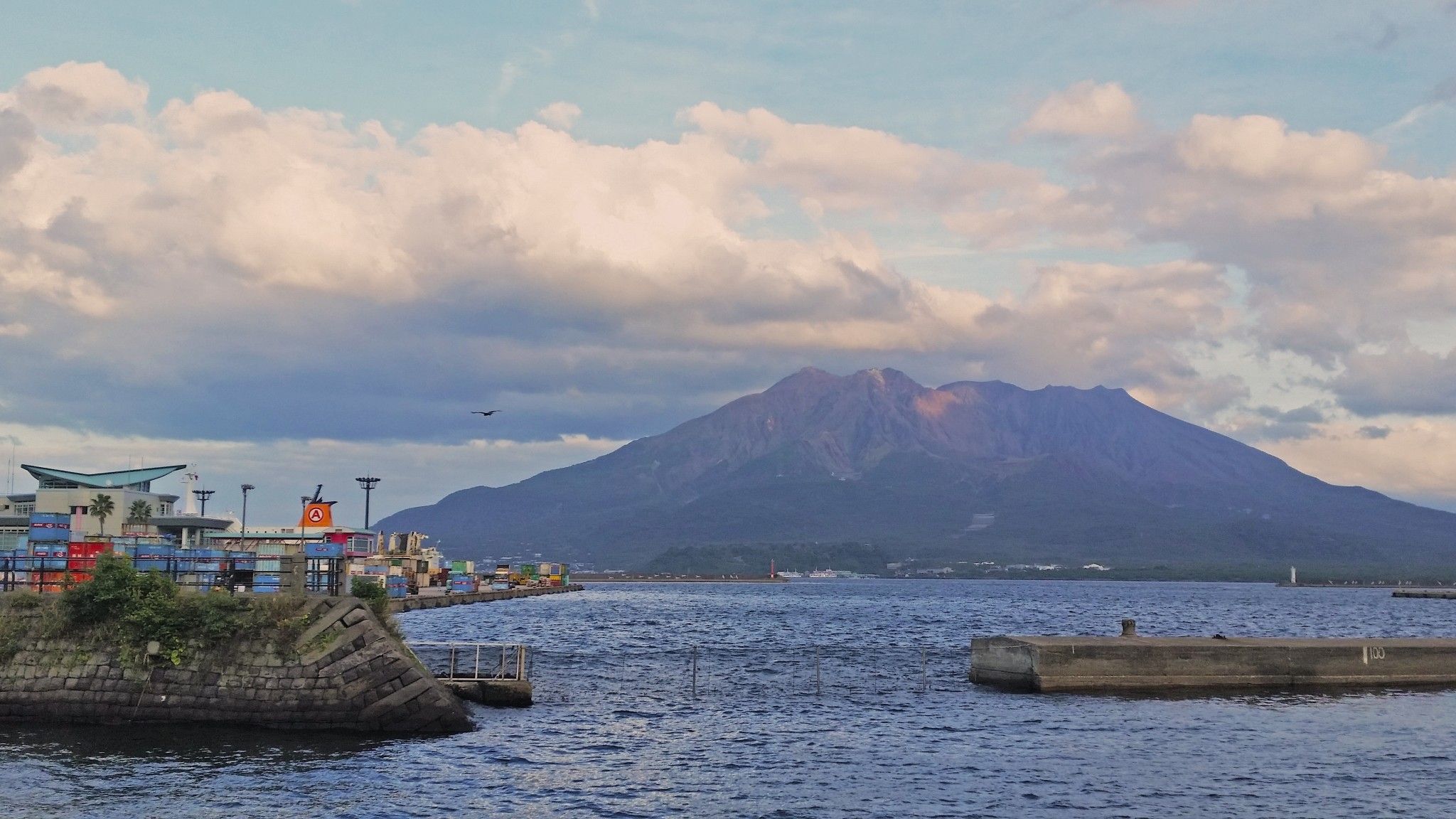 2048x1152 Japan's Former Island Volcano at Sakurajima