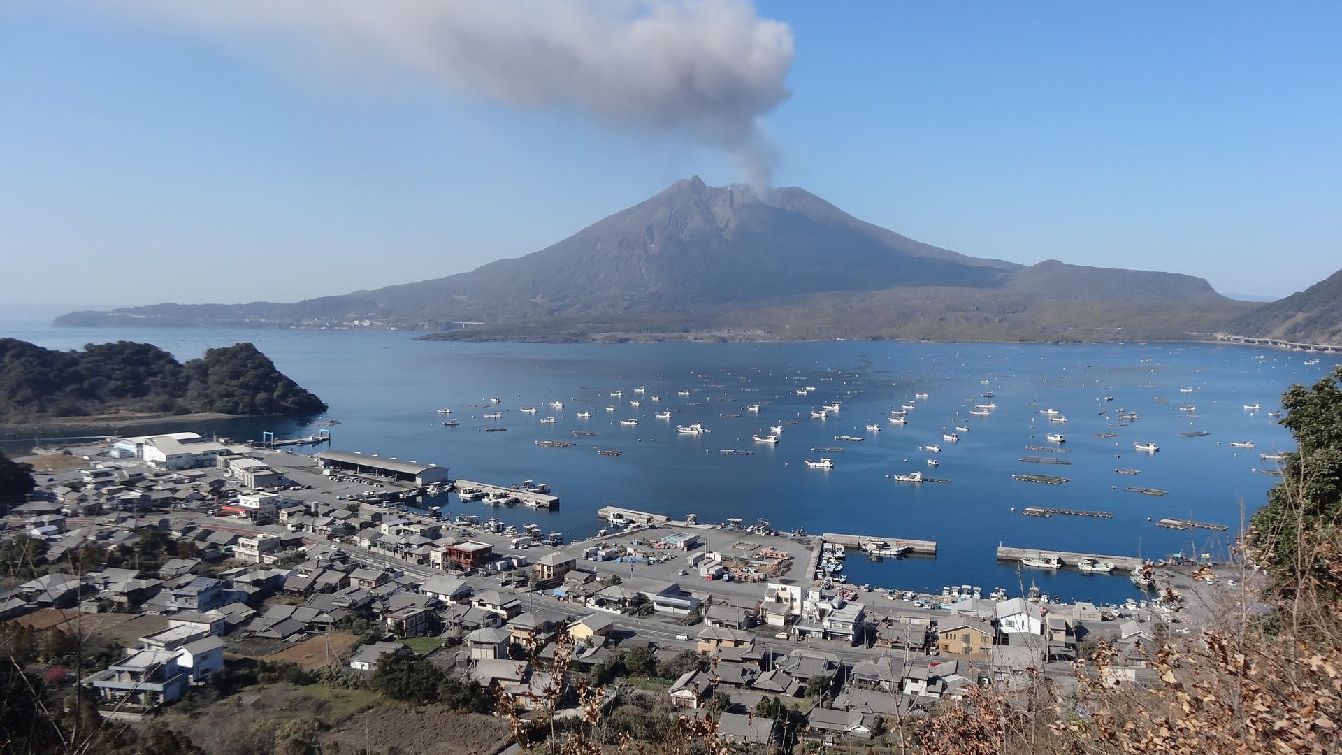 1920x1080 Kaigata Tarumizu City Kagoshima Japan