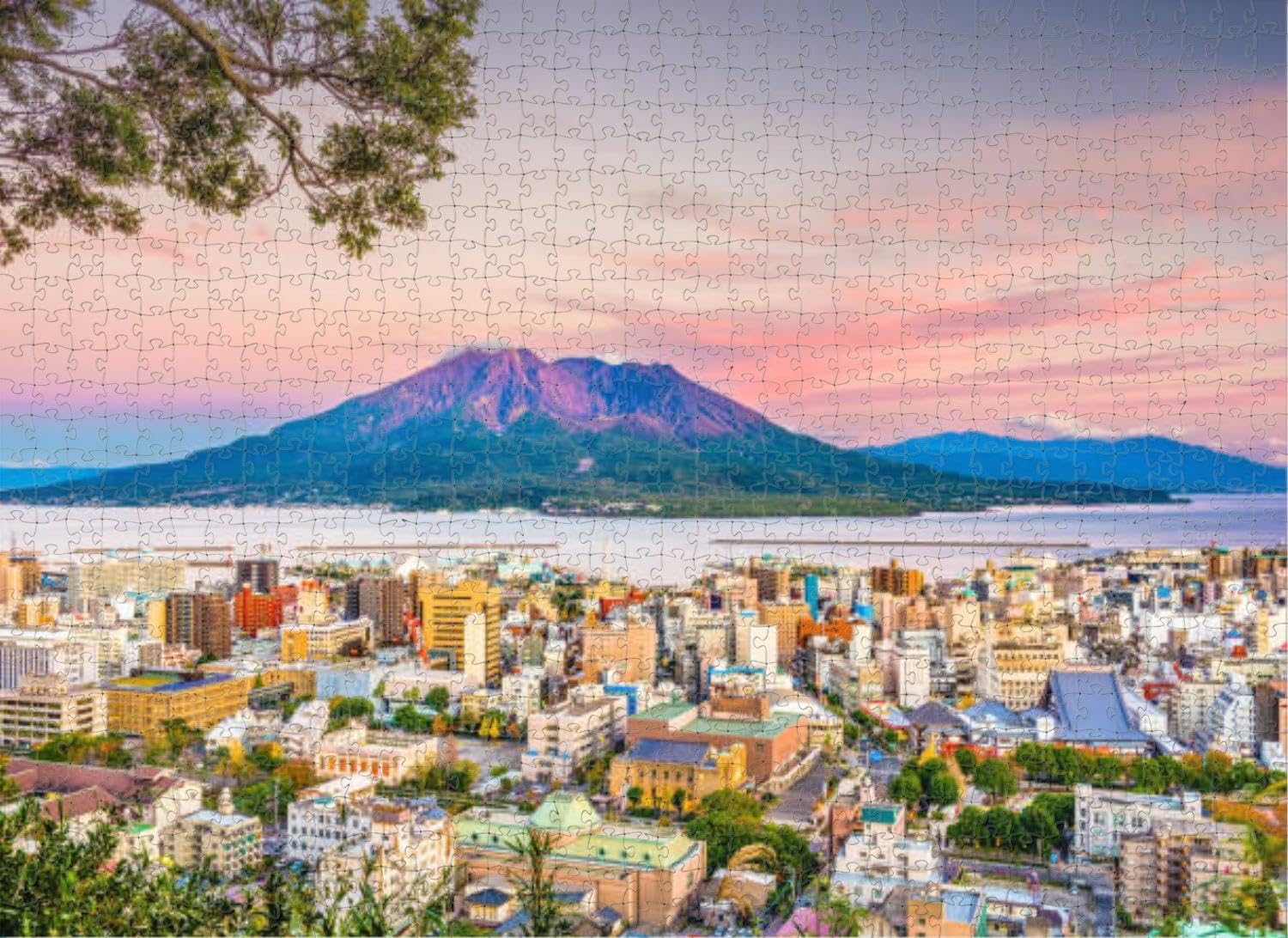 1500x1092 Piece Puzzle for Adults Jigsaw Puzzles Hard Challenging Difficult Family Cool Large Kagoshima Japan Puzzles for Adults 1000 Pieces : Toys & Games