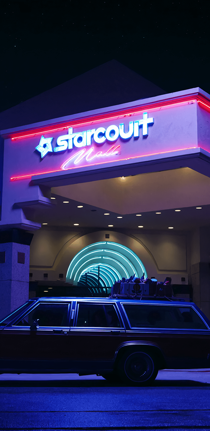 720x1480 Starcourt Mall (Stranger Things 3) [3840x2160)
: hình nền
