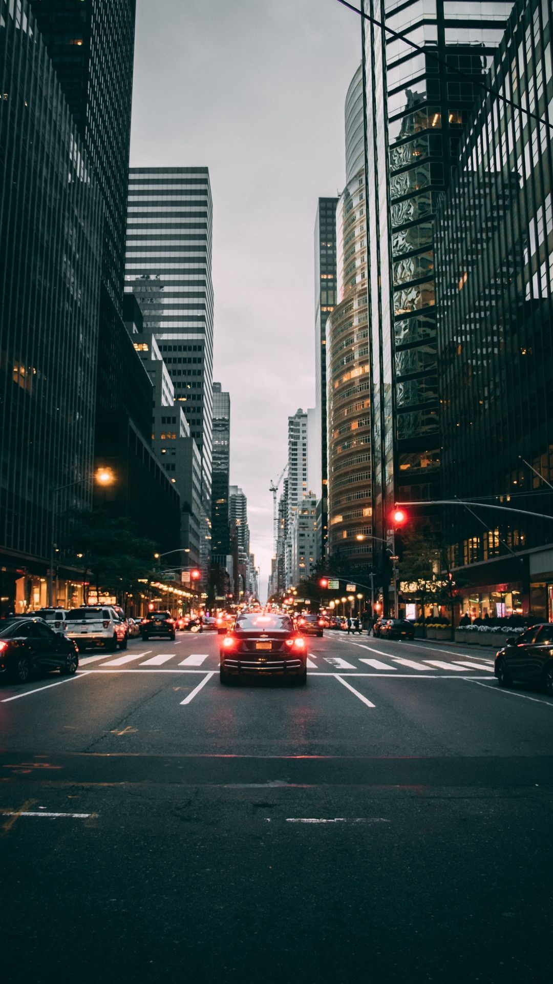 1080x1920 Phone wallpaper: Traffic, Usa, Street, Man Made, New York, Road, City, Car, Building, Cities 1142599
