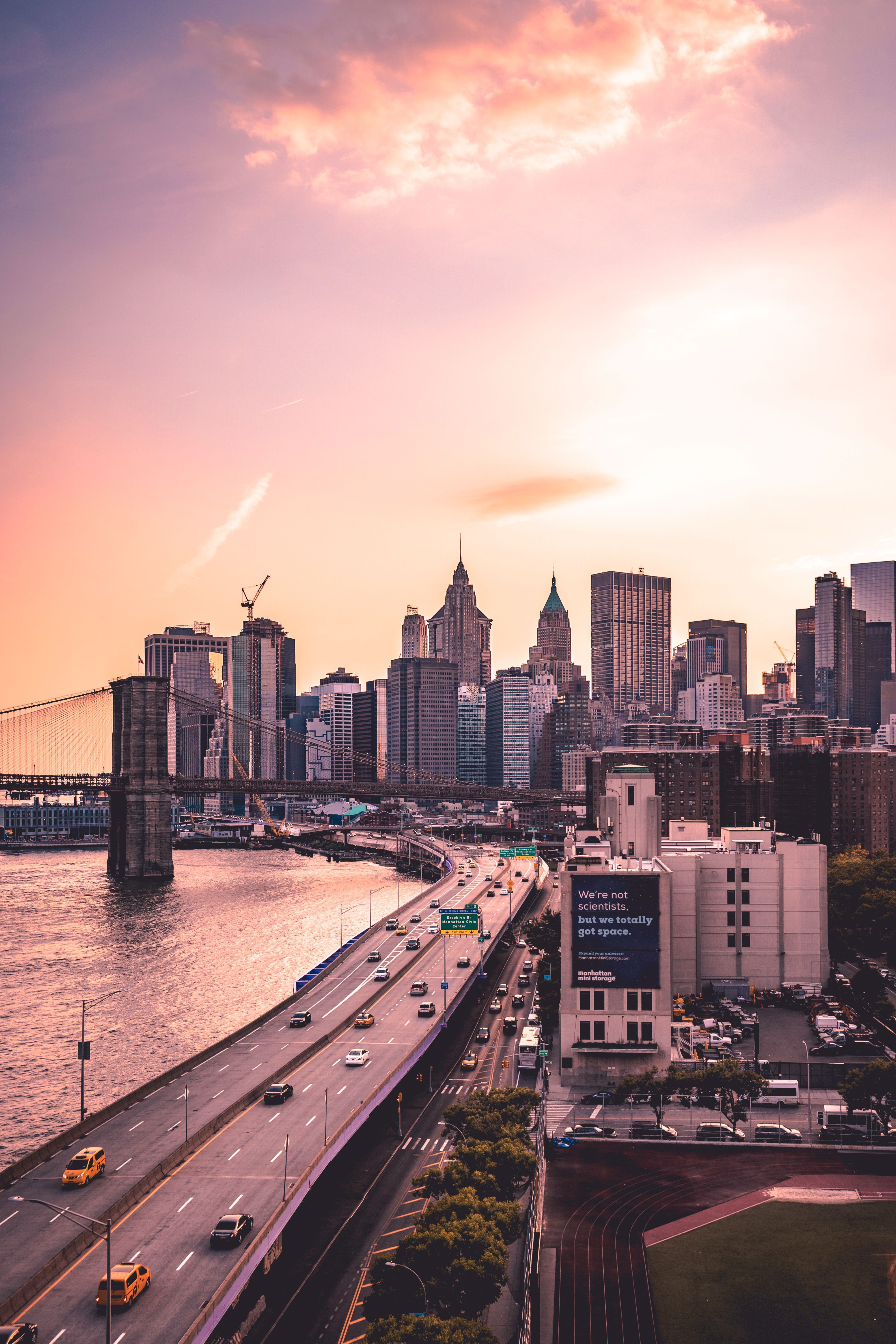 4000x6000 Phone wallpaper: Usa, Road, Skyscrapers, United States, Bridge, Cities, New York, Manhattan Bridge 157878