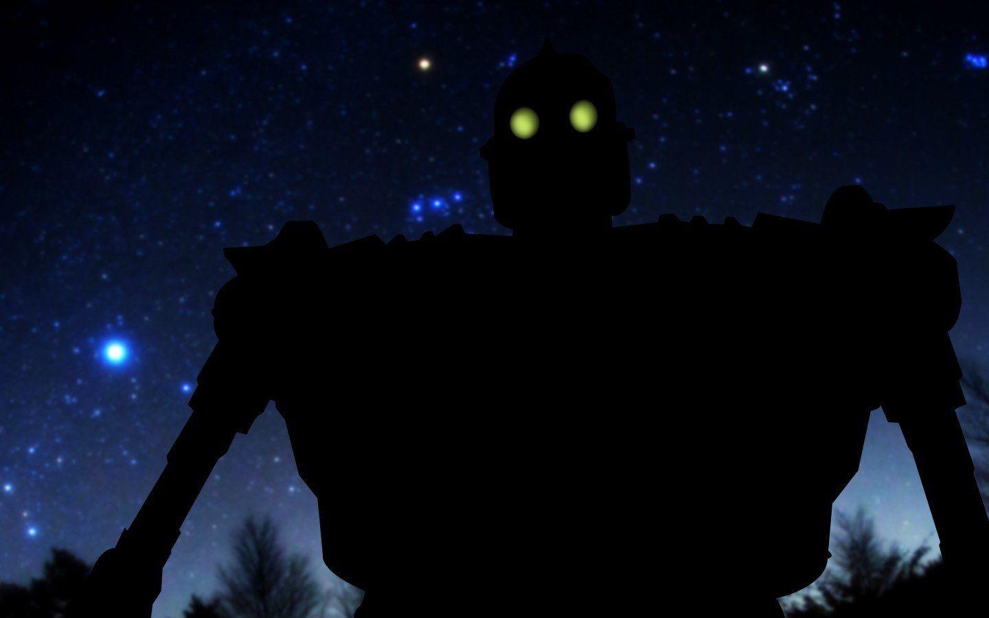 1440x900 The Iron Giant, Glowing eyes HD Wallpaper / Desktop and Mobile