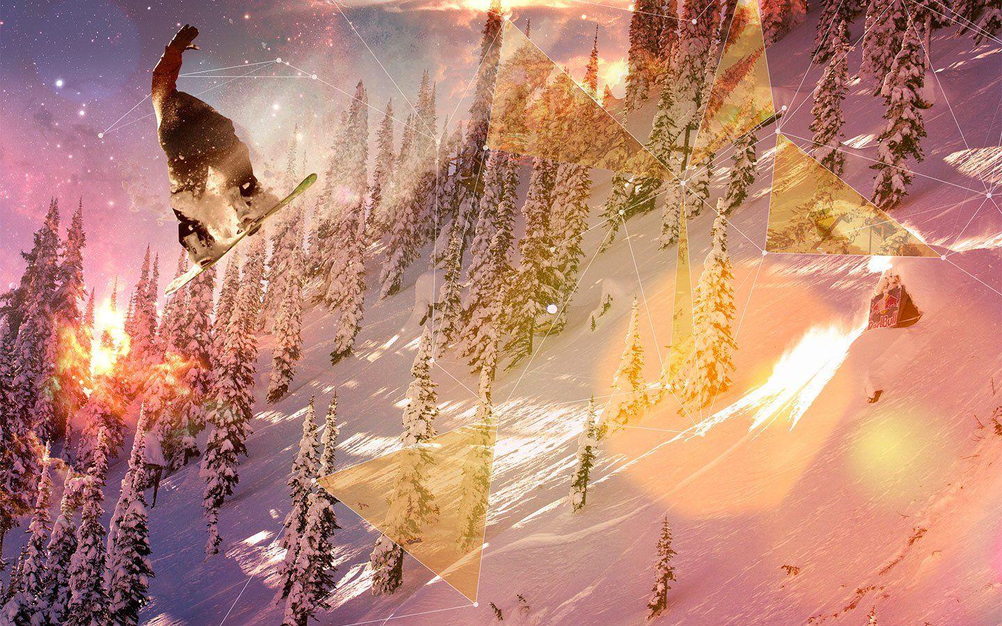 1440x900 snowboarding travis rice xgames grab HD wallpaper