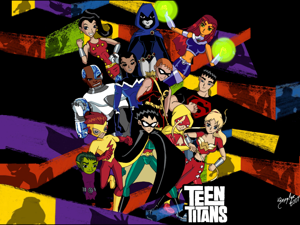 1024x768 Teen Titans