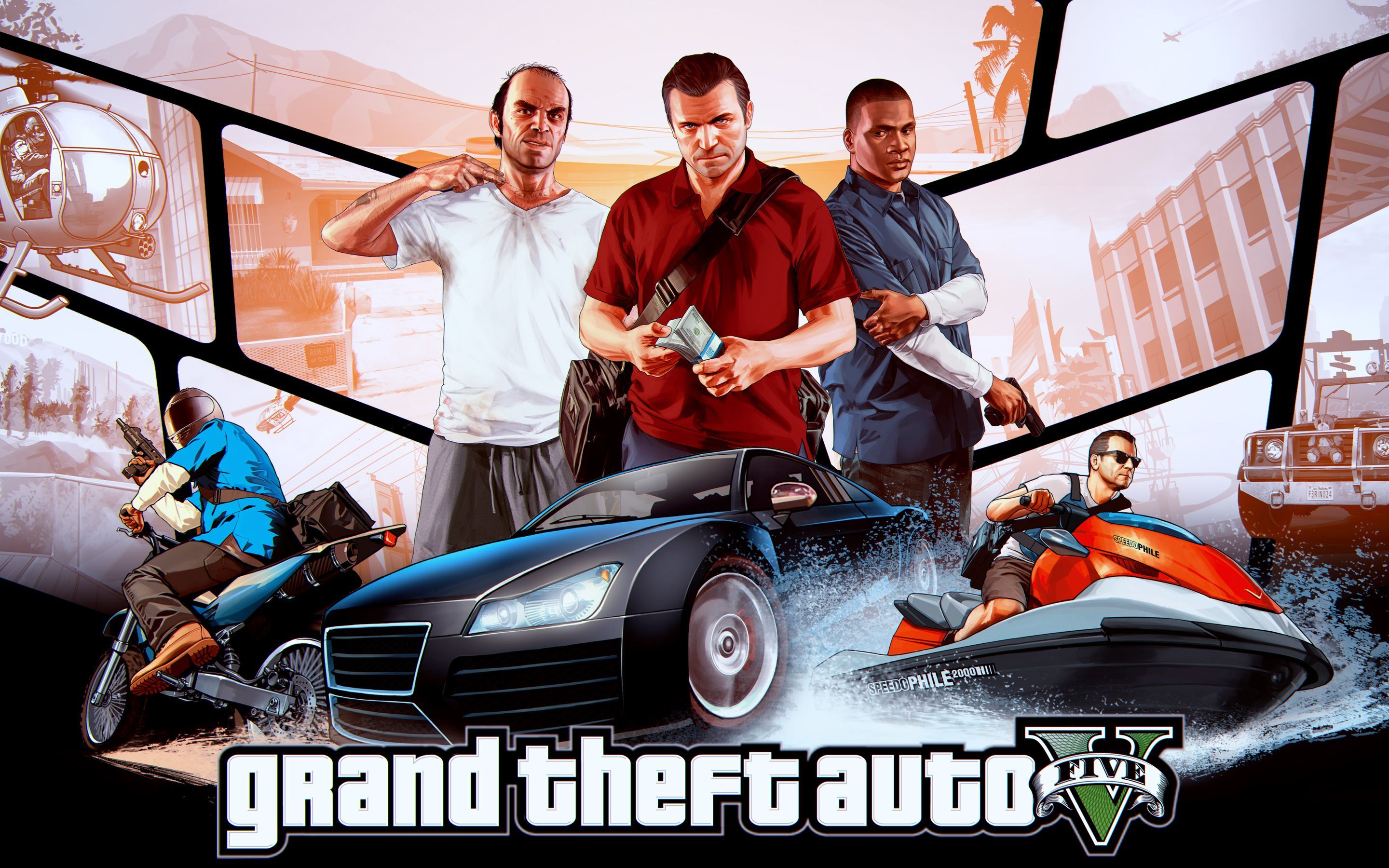 2880x1800 Grand Theft Auto V Wallpaper
