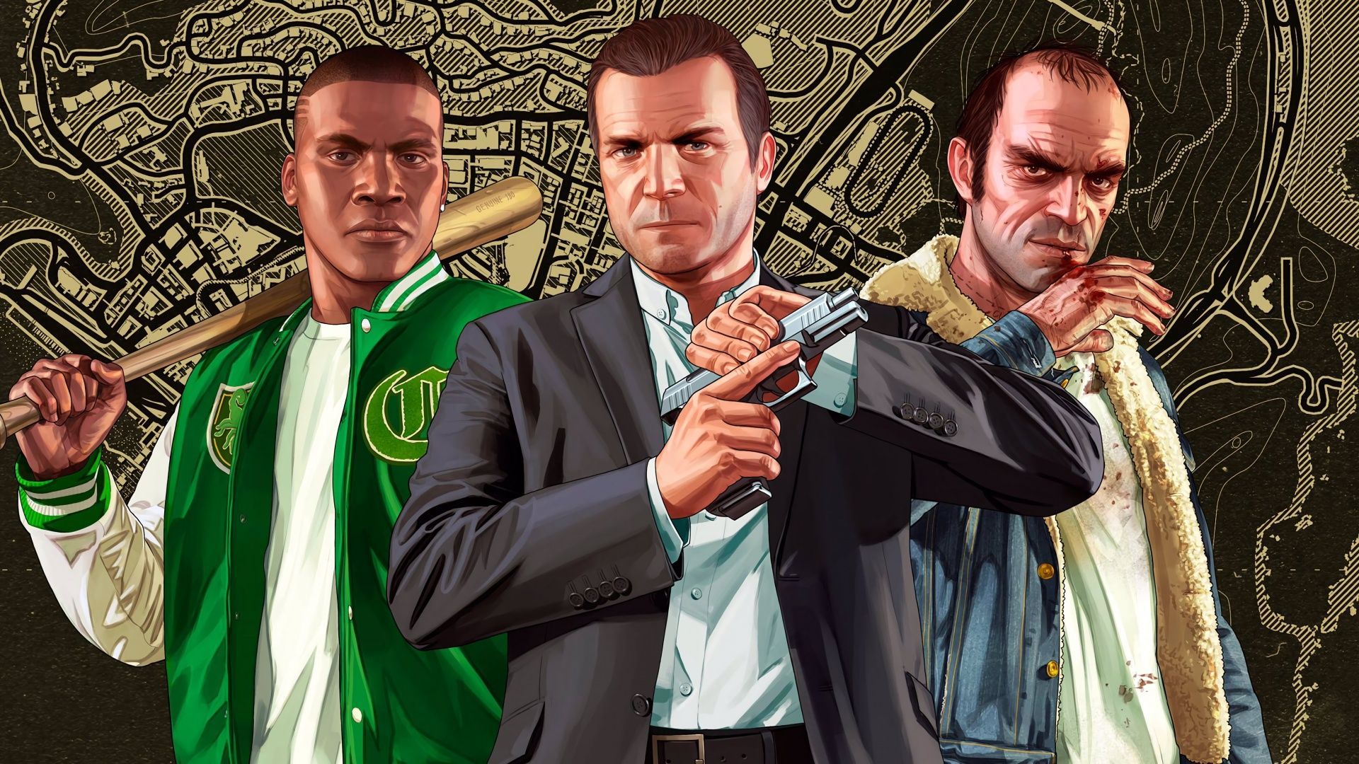 1920x1080 Grand Theft Auto V Wallpaper 4K, Michael De Santa, Townley