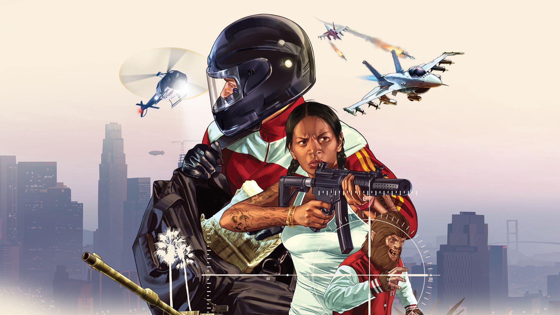 1920x1080 Grand Theft Auto 5 And GTA Online Wallpaper