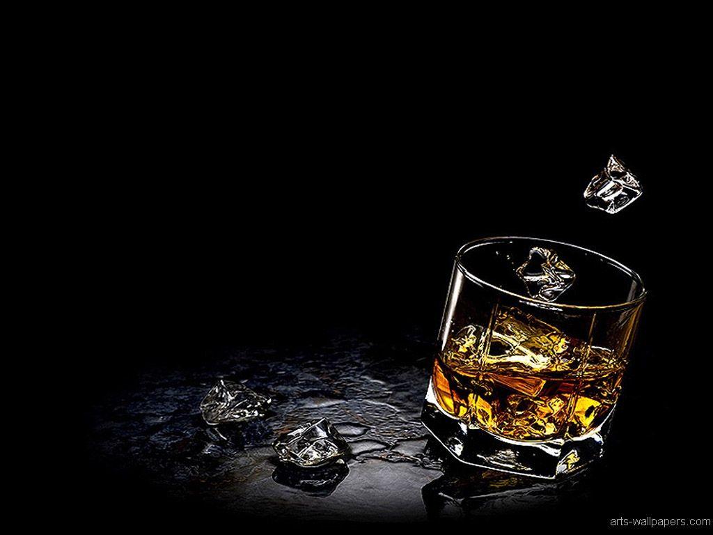 HD wallpaper rum with ice alcoholic beverage drink glass liquid  liquor  Wallpaper Flare