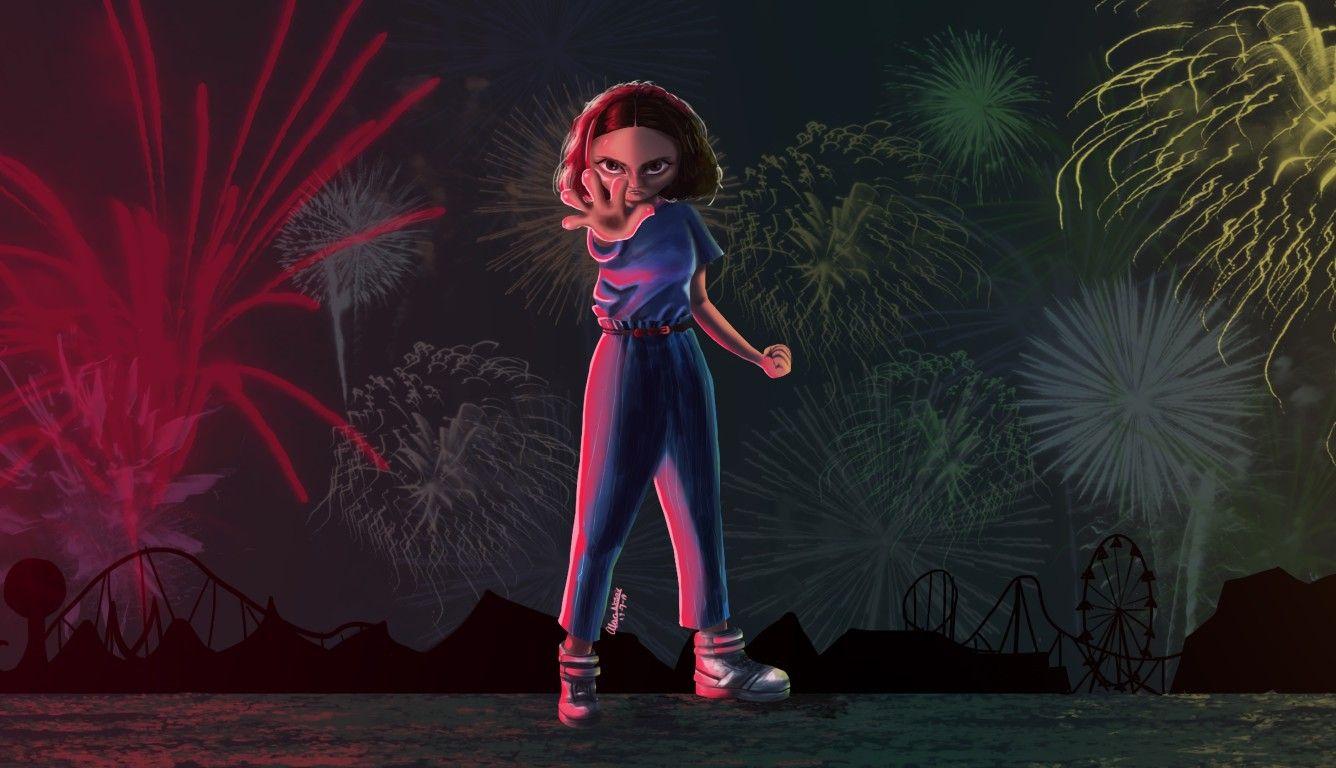 1336x768 Stranger Things Eleven 4k Artworks Laptop HD HD 4k