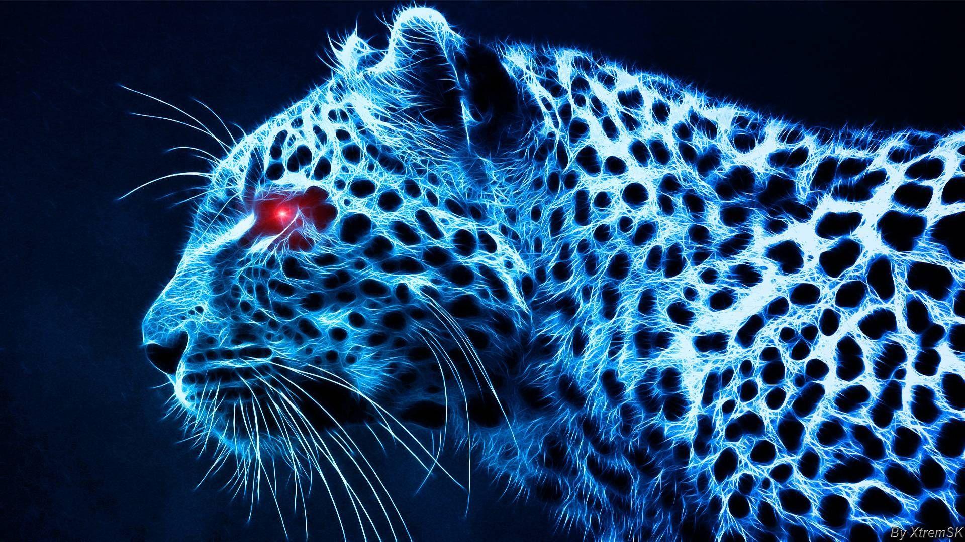 1920x1080 D HD Digital Leopard Desktop Wallpaper HDWallpaper