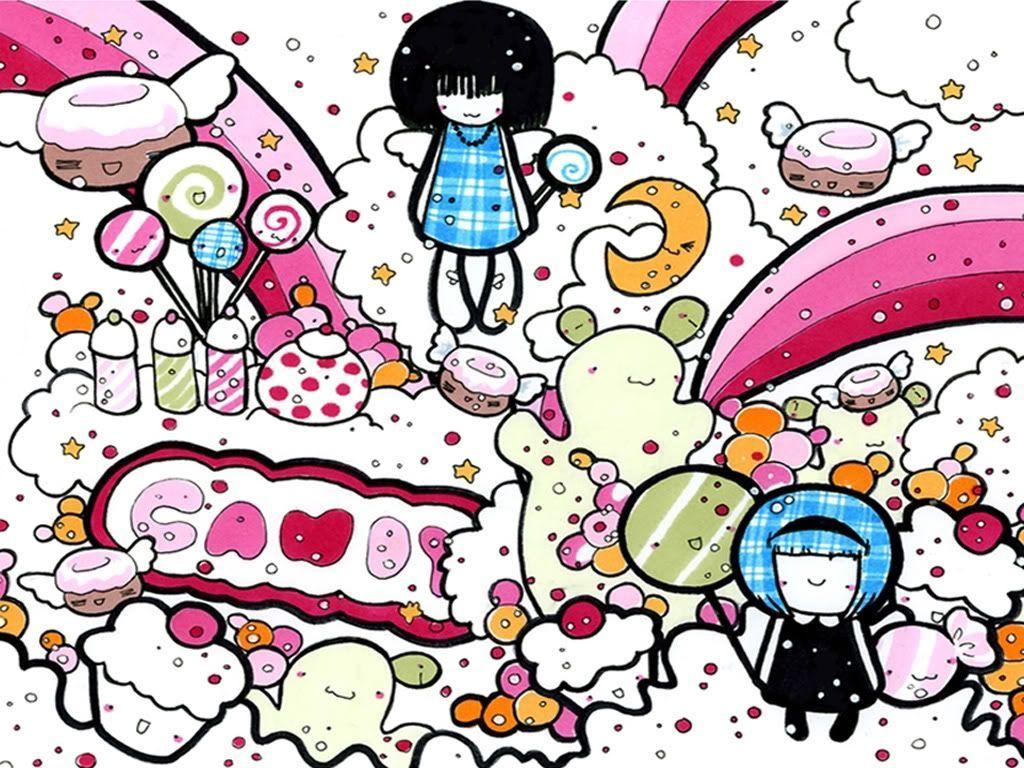 1024x768 Free Desktop Candy Wallpaper. HD Wallpaper. HD