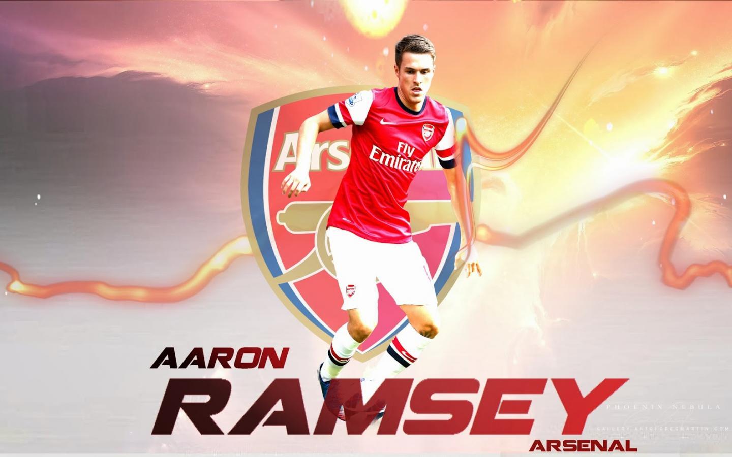 1440x900 Aaron Ramsey Arsenal Wallpaper & Background Download