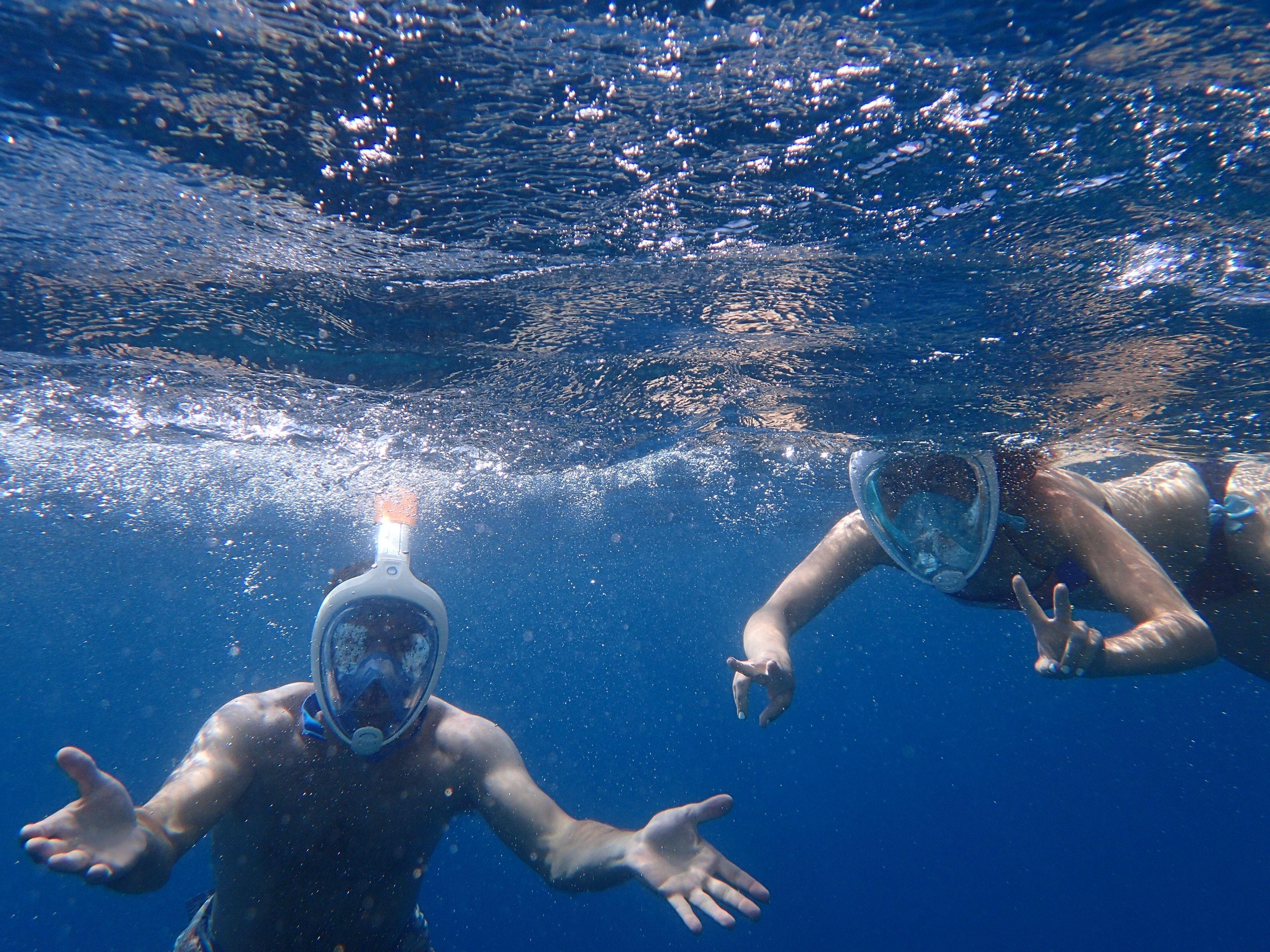 3200x2400 Photo of People Snorkeling Underwater · Free