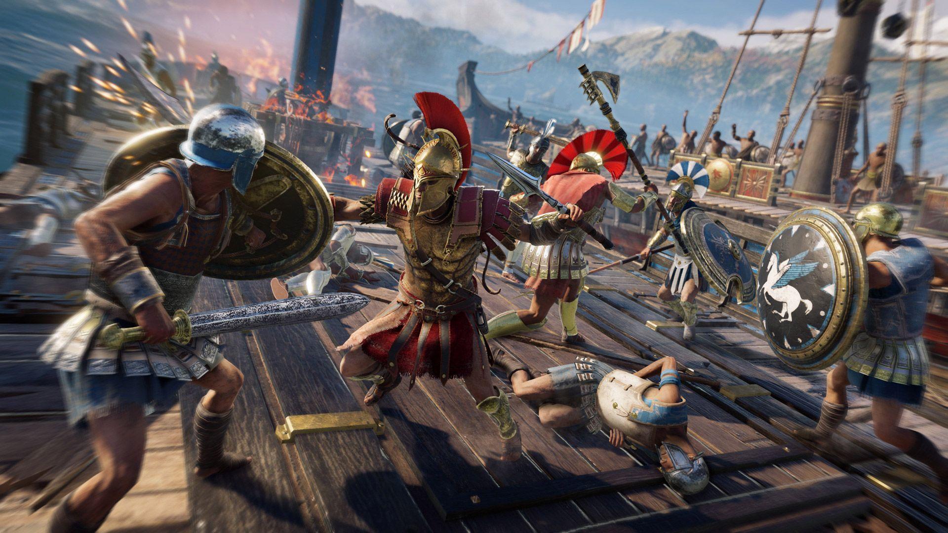 1920x1080 Free Assassin's Creed Odyssey Wallpaper in 1920x1080