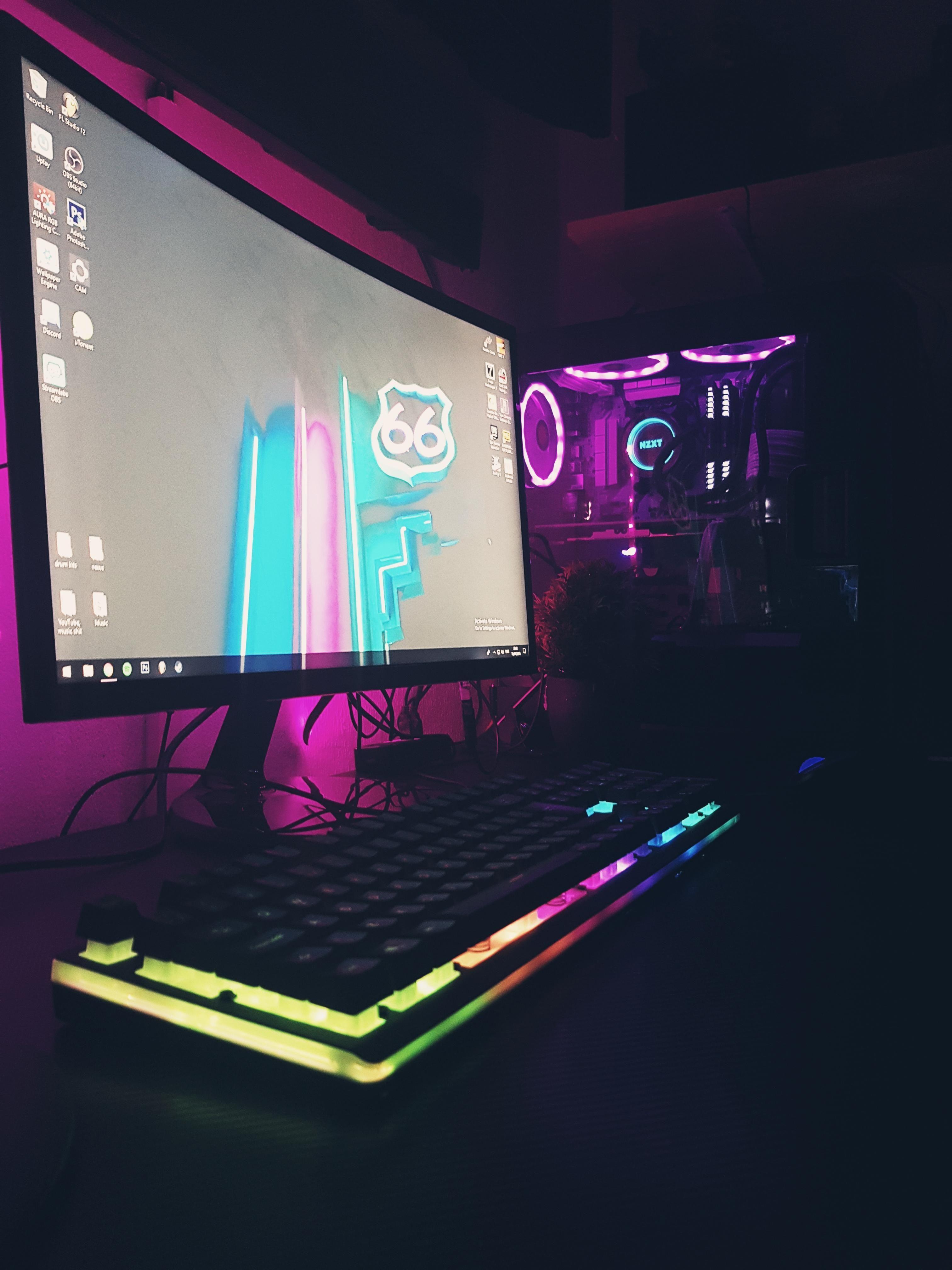 3024x4032 It's a start I guess. Video game rooms, Gaming setup, Gaming room setup