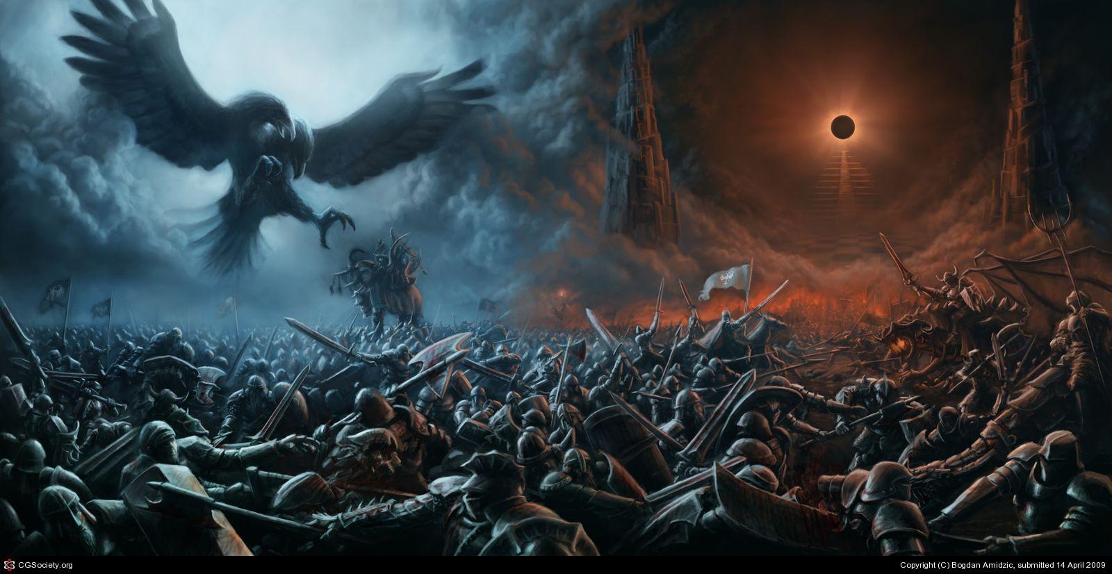 1600x826 Heaven vs Hell Wallpaper. Heaven