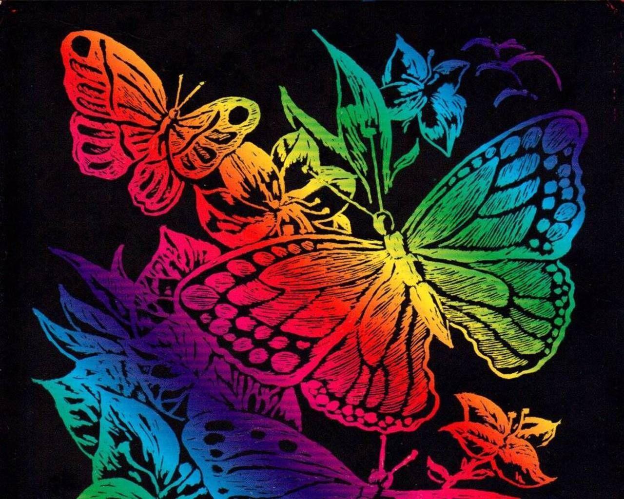 Rainbow Butterfly Wallpapers  Top Free Rainbow Butterfly Backgrounds   WallpaperAccess