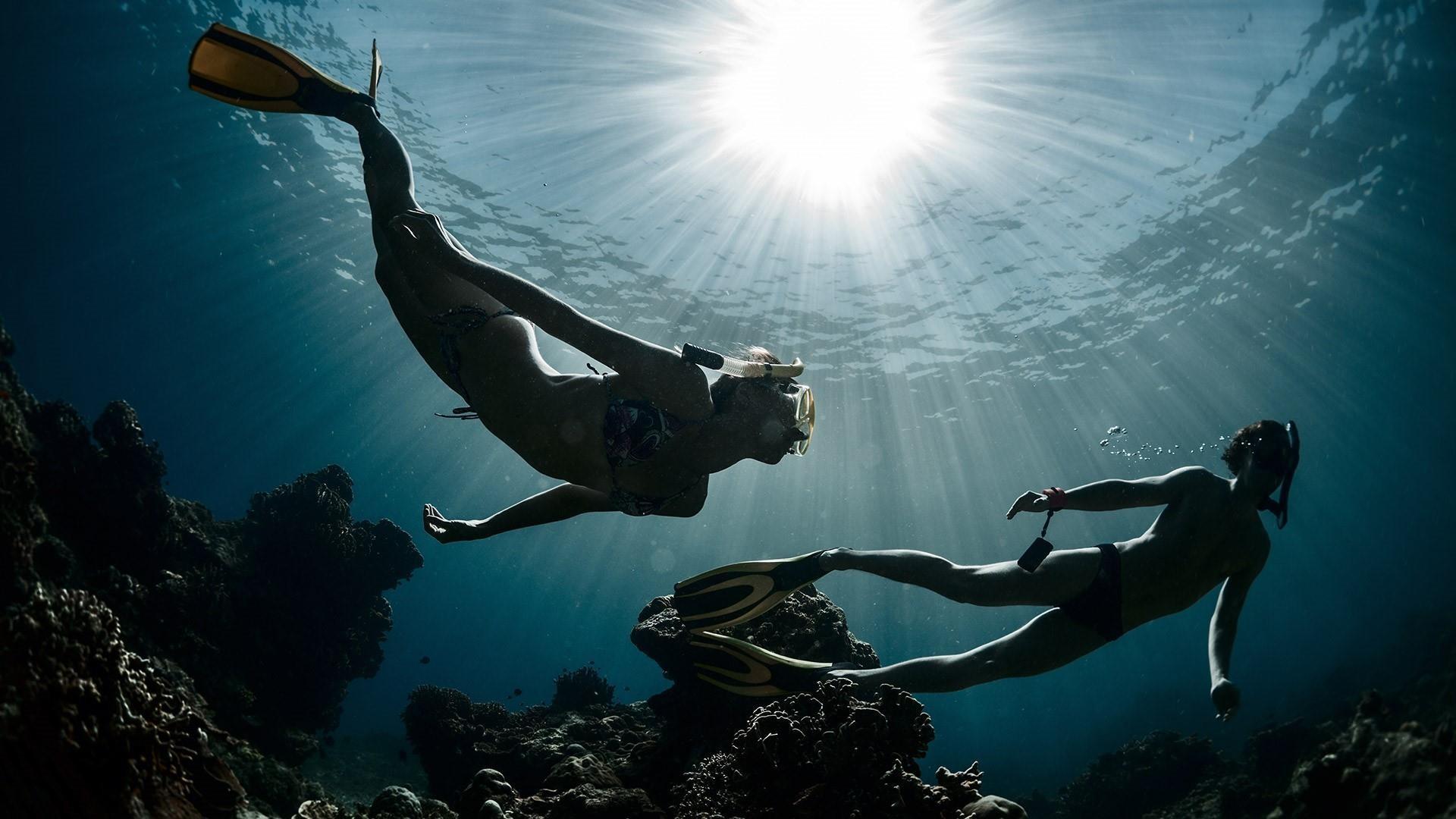 1920x1080 Snorkeling HD Wallpaper