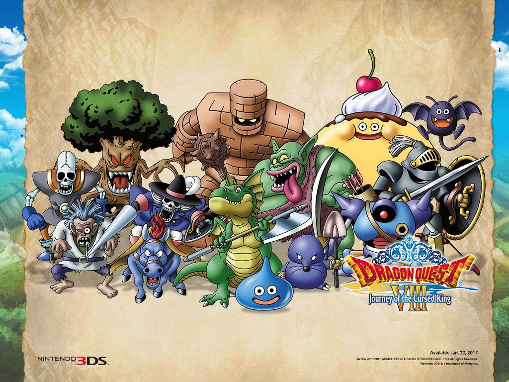 1024x768 Dragons Den: Dragon Quest Fansite > Dragon Quest VIII 3DS > Wallpaper