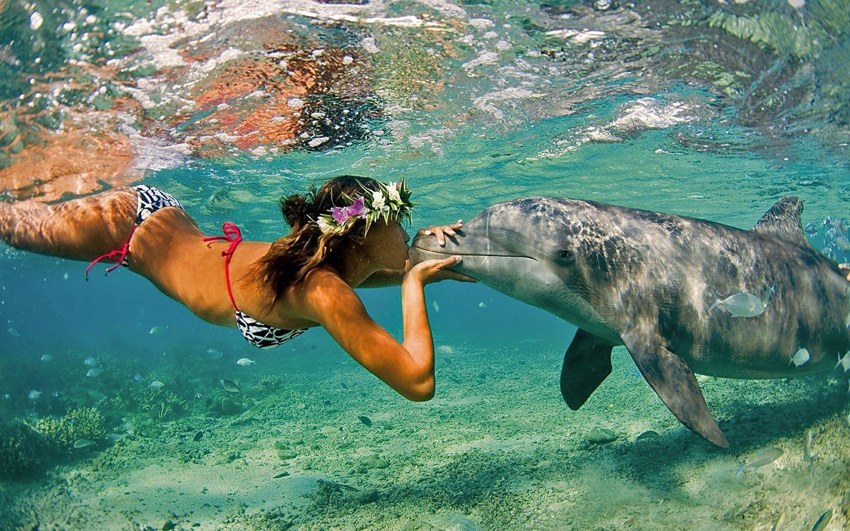 1680x1050 Snorkeling wallpaper in Love and romance section