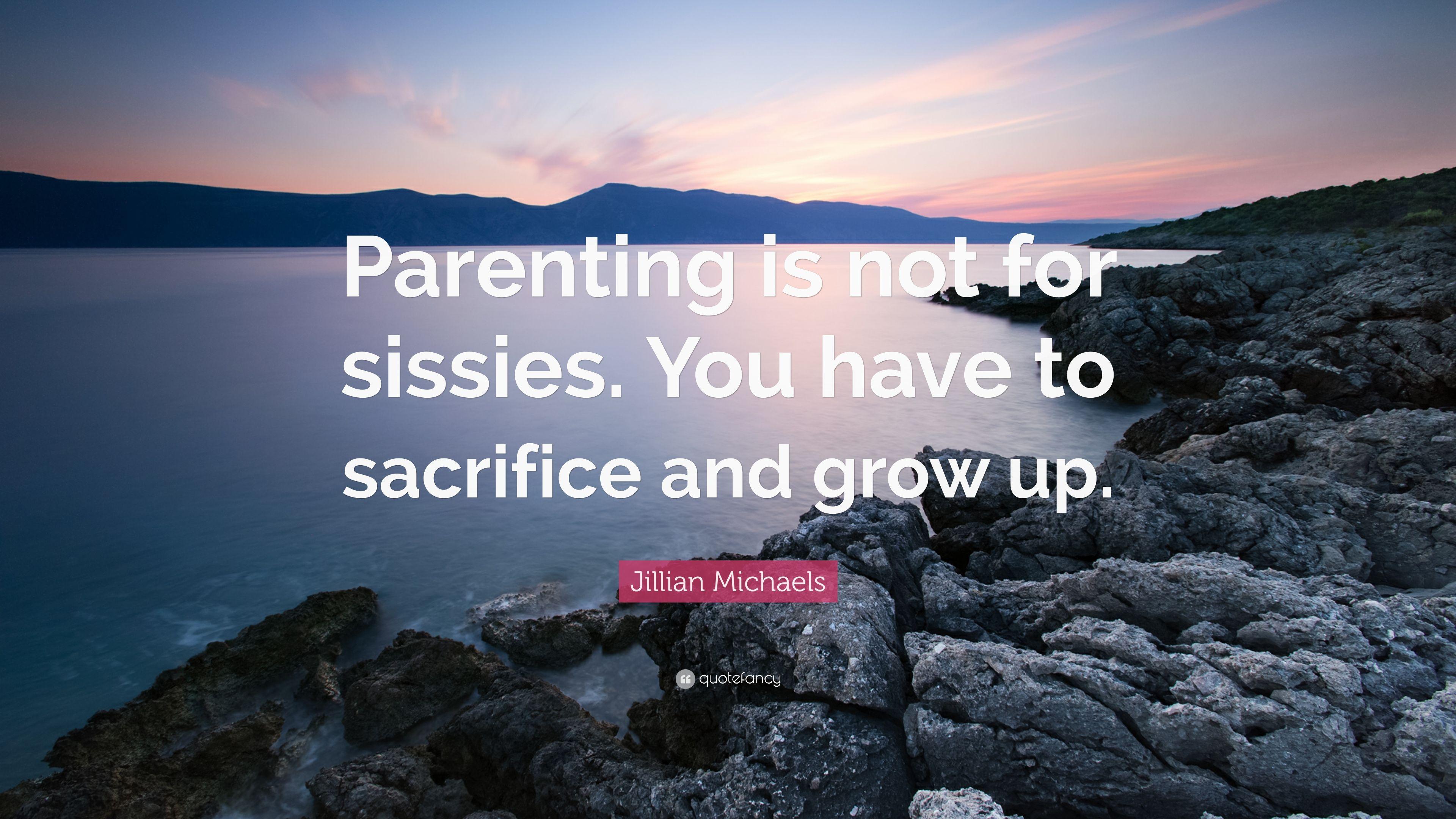 3840x2160 Jillian Michaels Quote: “Parenting is not for sissies. You have to