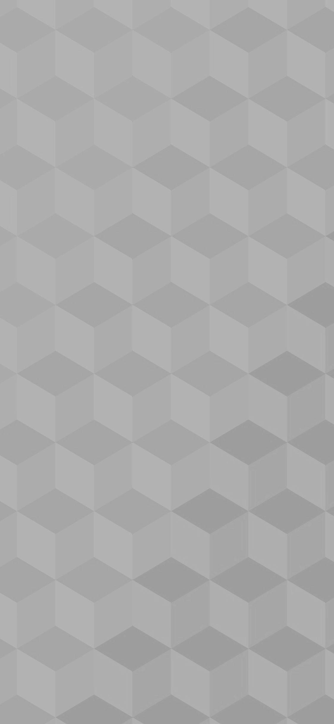 1125x2436 iPhone wallpaper. cube shadow white