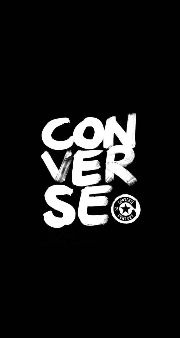 680x1280 Black Converse Wallpaper