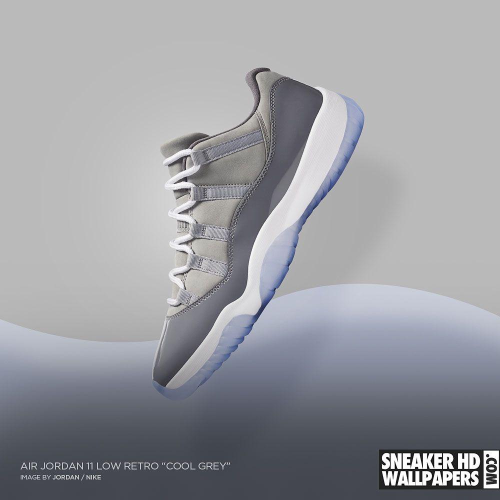 1000x1000 Jordan 11 Wallpaper 11 Low Grey Wallpaper