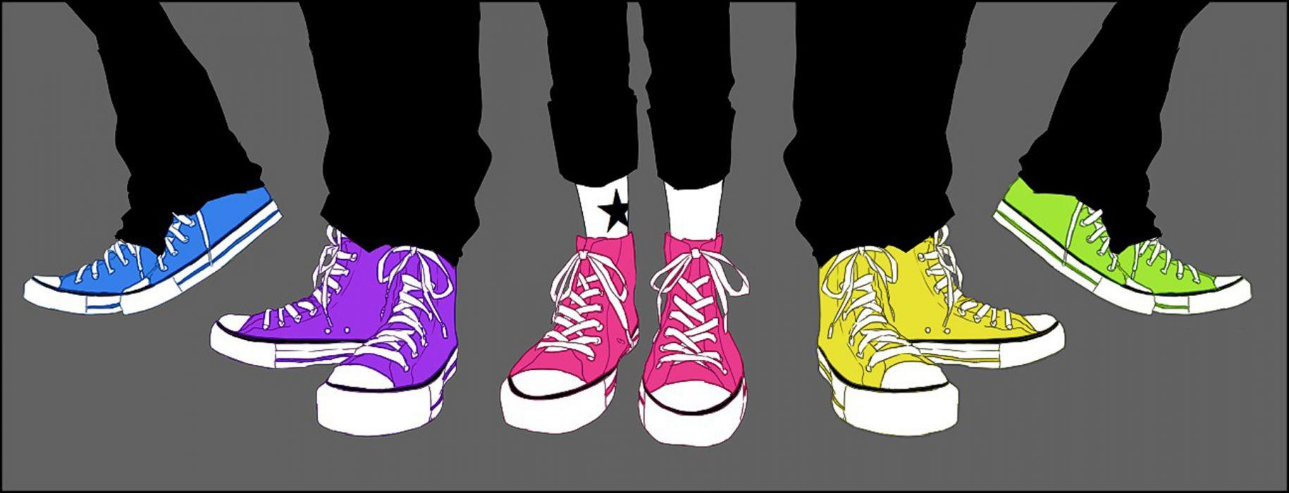 1829x700 Original ibuki grey tattoo anime shoe wallpaperx900