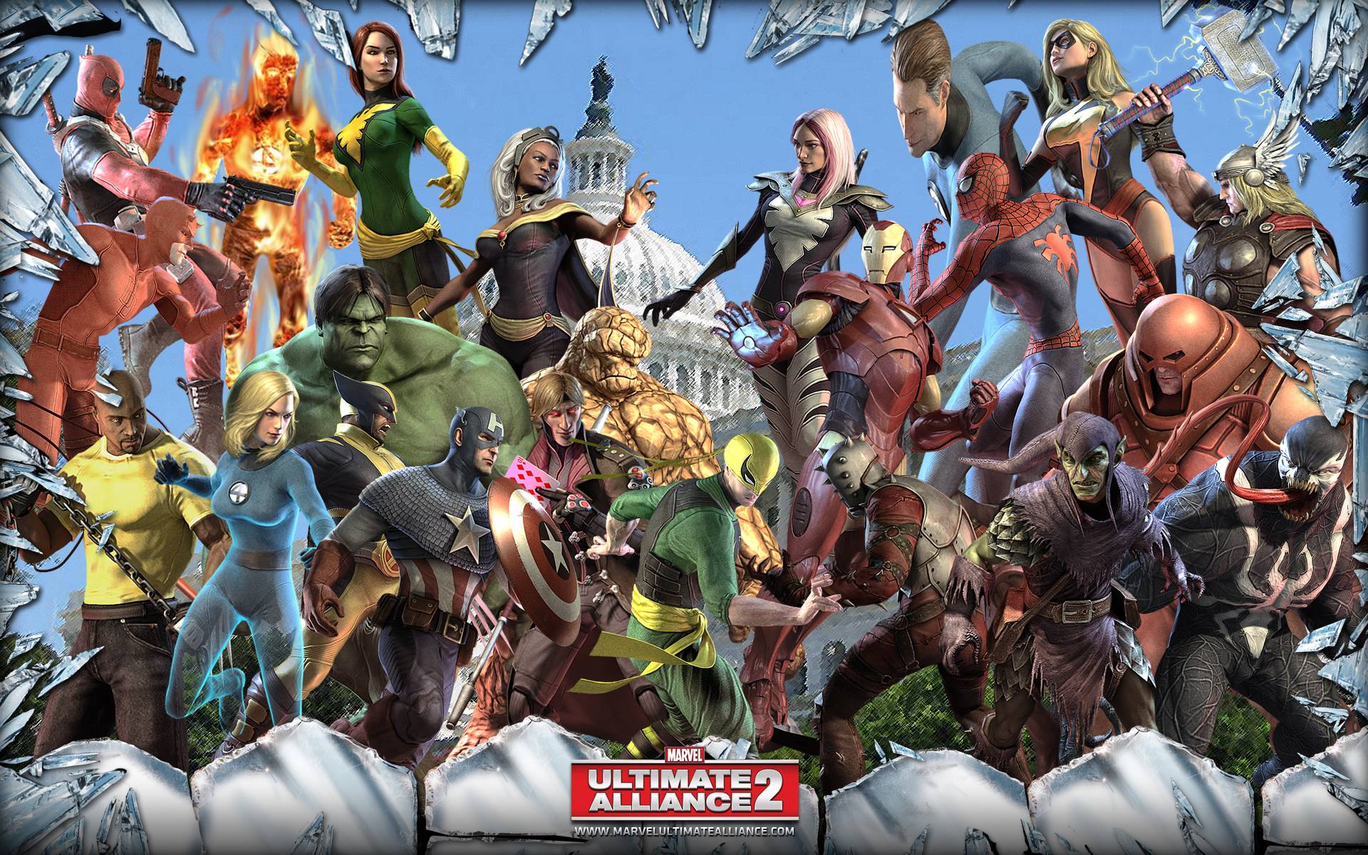 1920x1200 Marvel Ultimate Alliance 2 Wallpaper