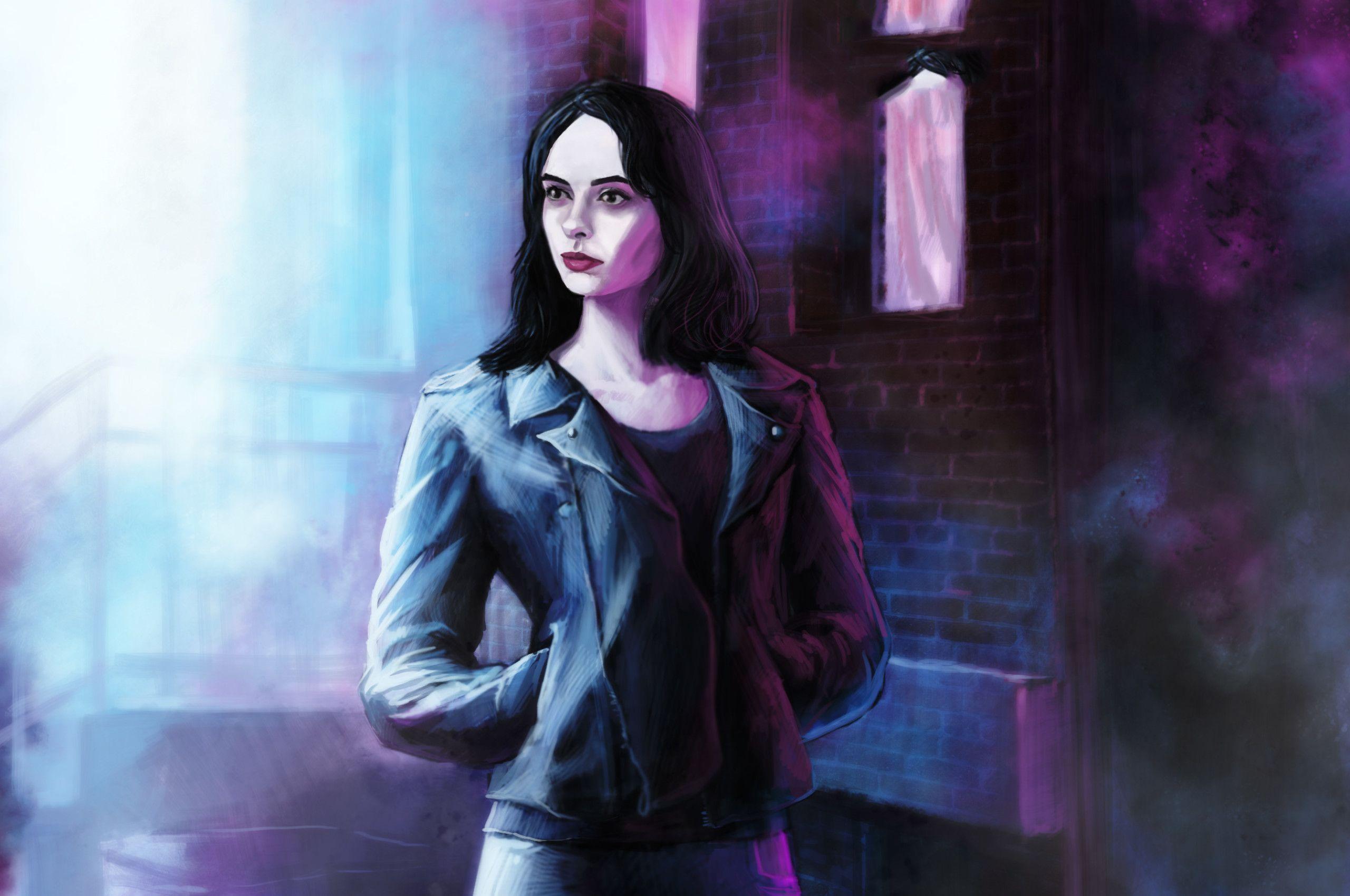 2560x1700 Jessica Jones In Defenders Artwork Chromebook Pixel HD