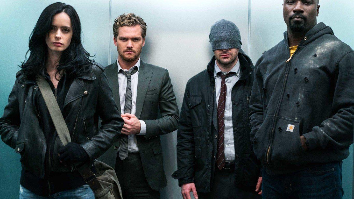 1366x768 The Defenders Cast Vf Jones Daredevil, HD Wallpaper