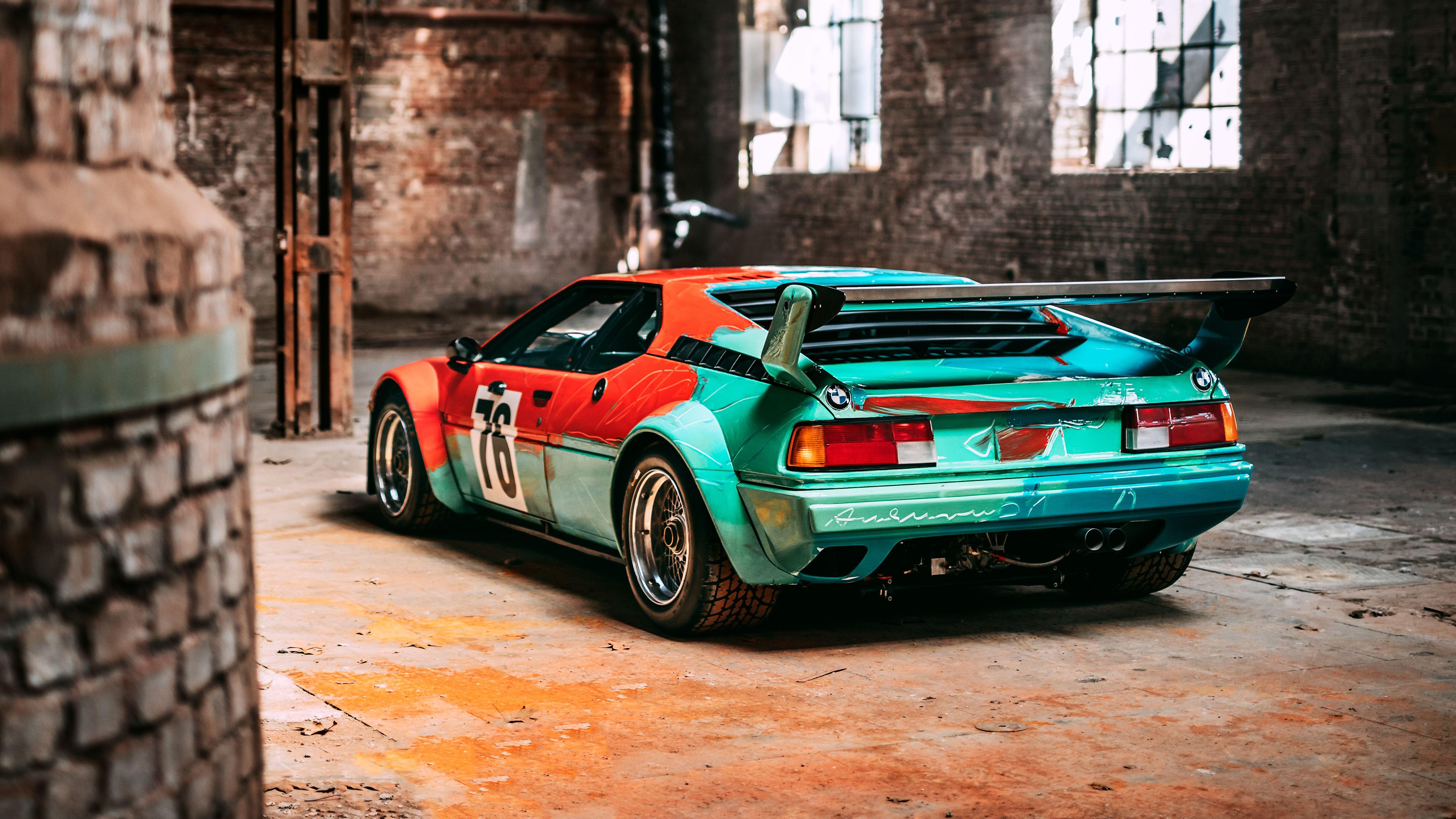 5120x2880 BMW M1 Group 4 Rennversion Art Car by Andy Warhol Italdesign 1979 4K 3 Wallpaper. HD Car Wallpaper