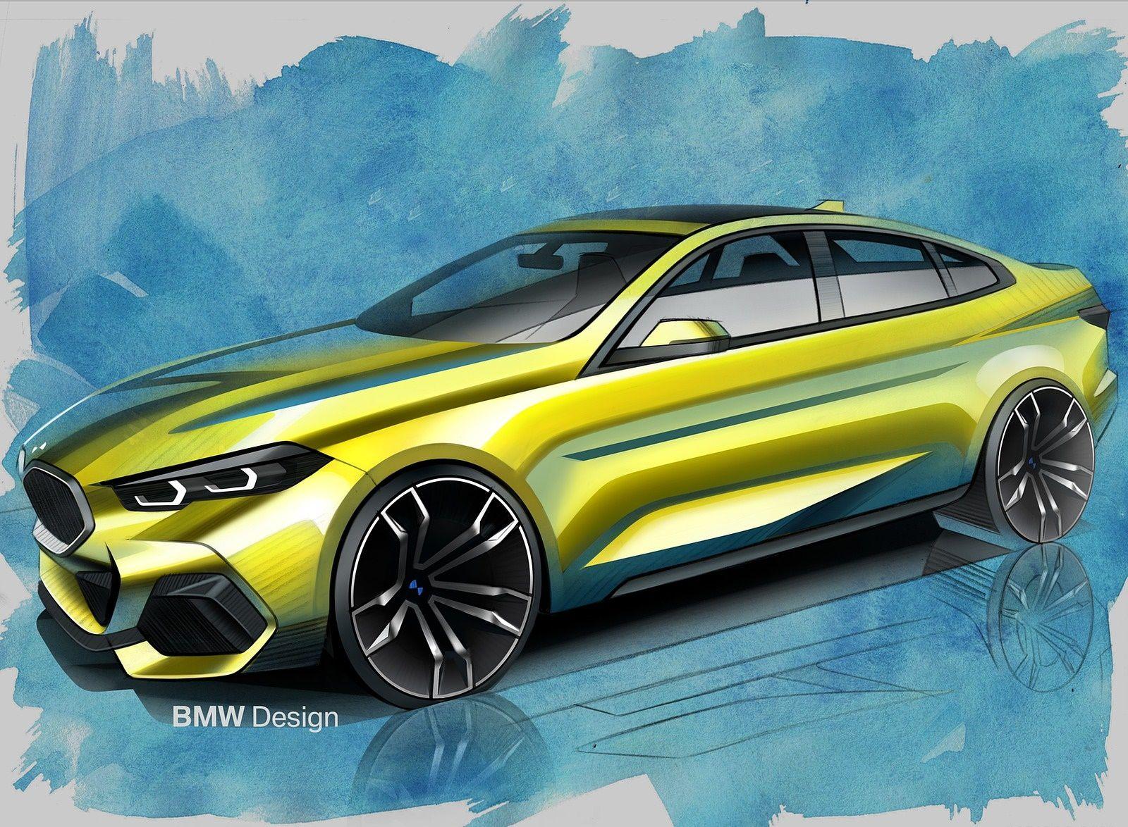 1600x1174 BMW 2 Series Gran Coupe Design Sketch Wallpaper 66