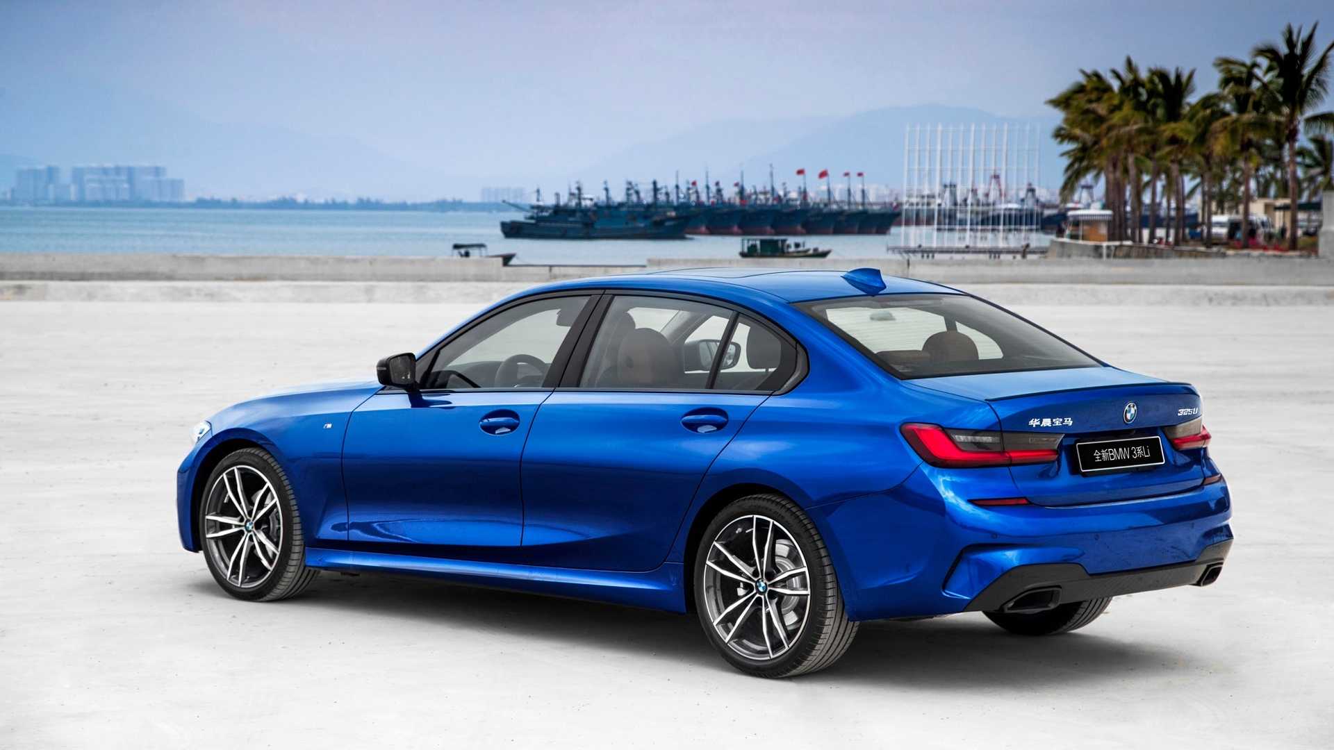 1920x1080 BMW 3 Series Sedan Long Wheelbase Rear Three Quarter