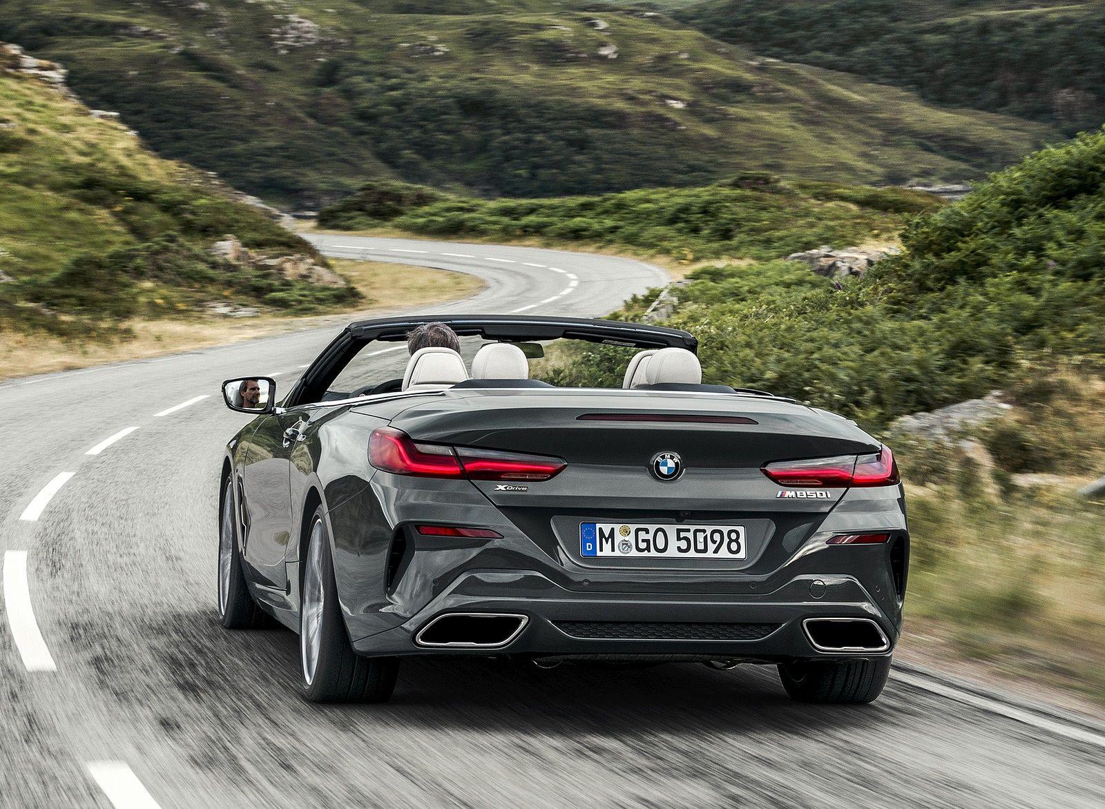 1600x1172 BMW 8 Series M850i xDrive Convertible Rear Wallpaper 9