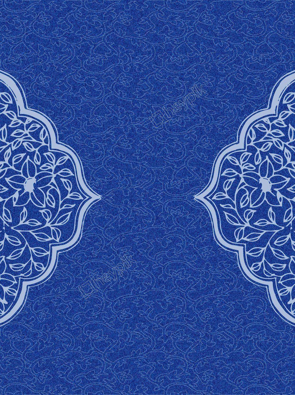 1024x1369 Classical blue white porcelain pattern background