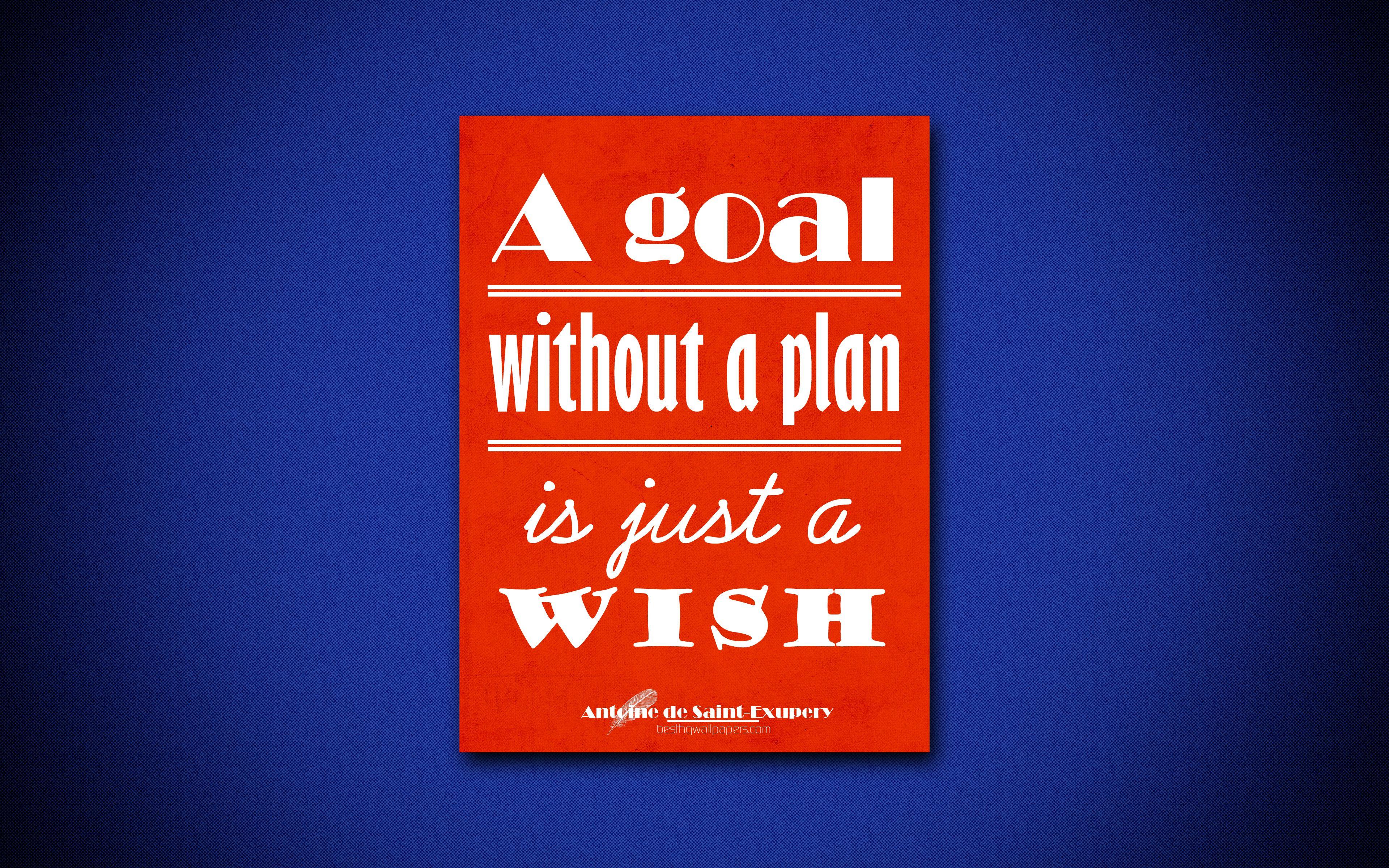 3840x2400 Download wallpaper 4k, A goal without a plan is just a wish