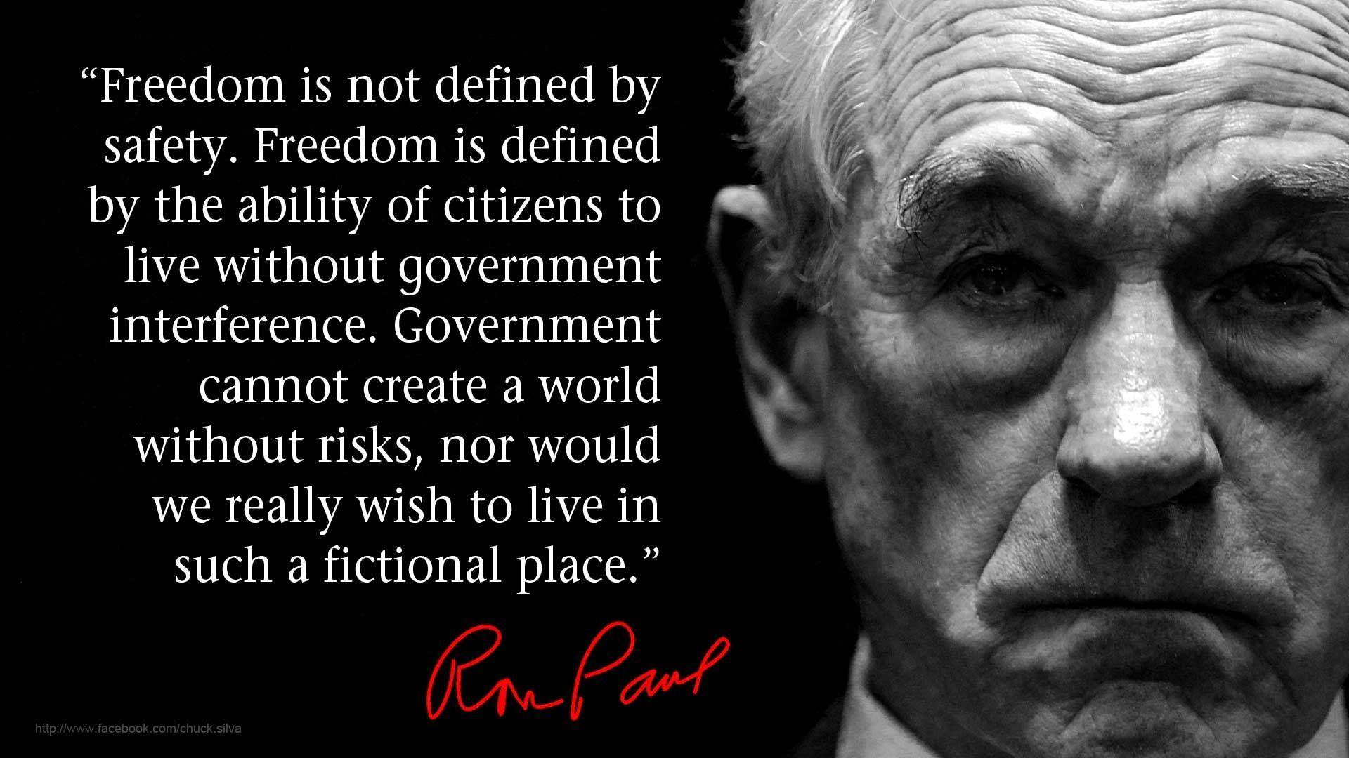 1920x1080 Ron Paul: Freedom vs Safety HD Wallpaper. Background Image