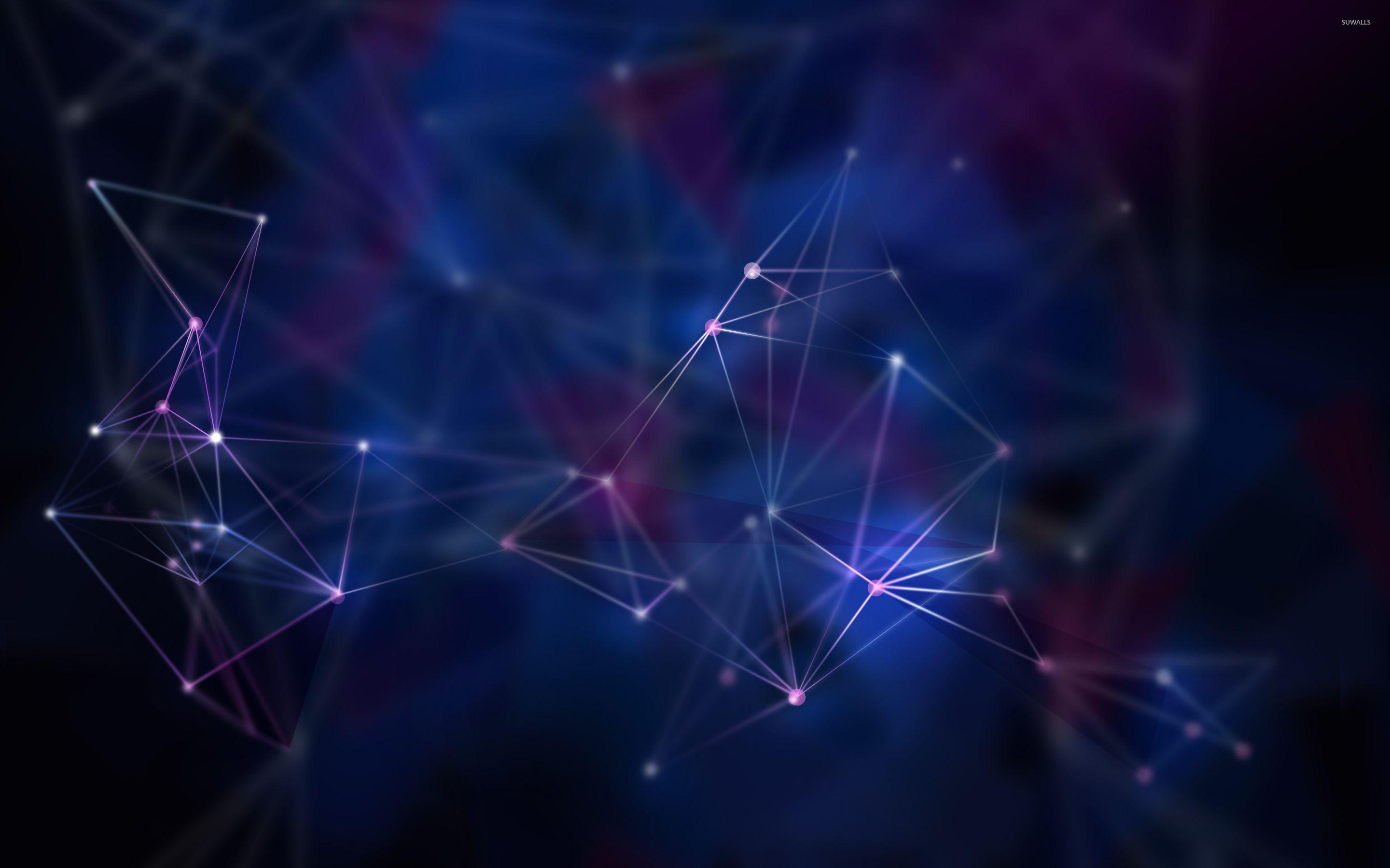 2880x1800 Connected dots wallpaper wallpaper